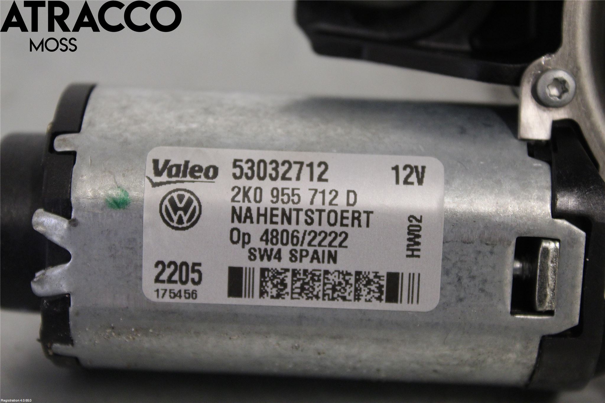 Volkswagen VW CADDY 16-20 Torkarmotor Baklucka