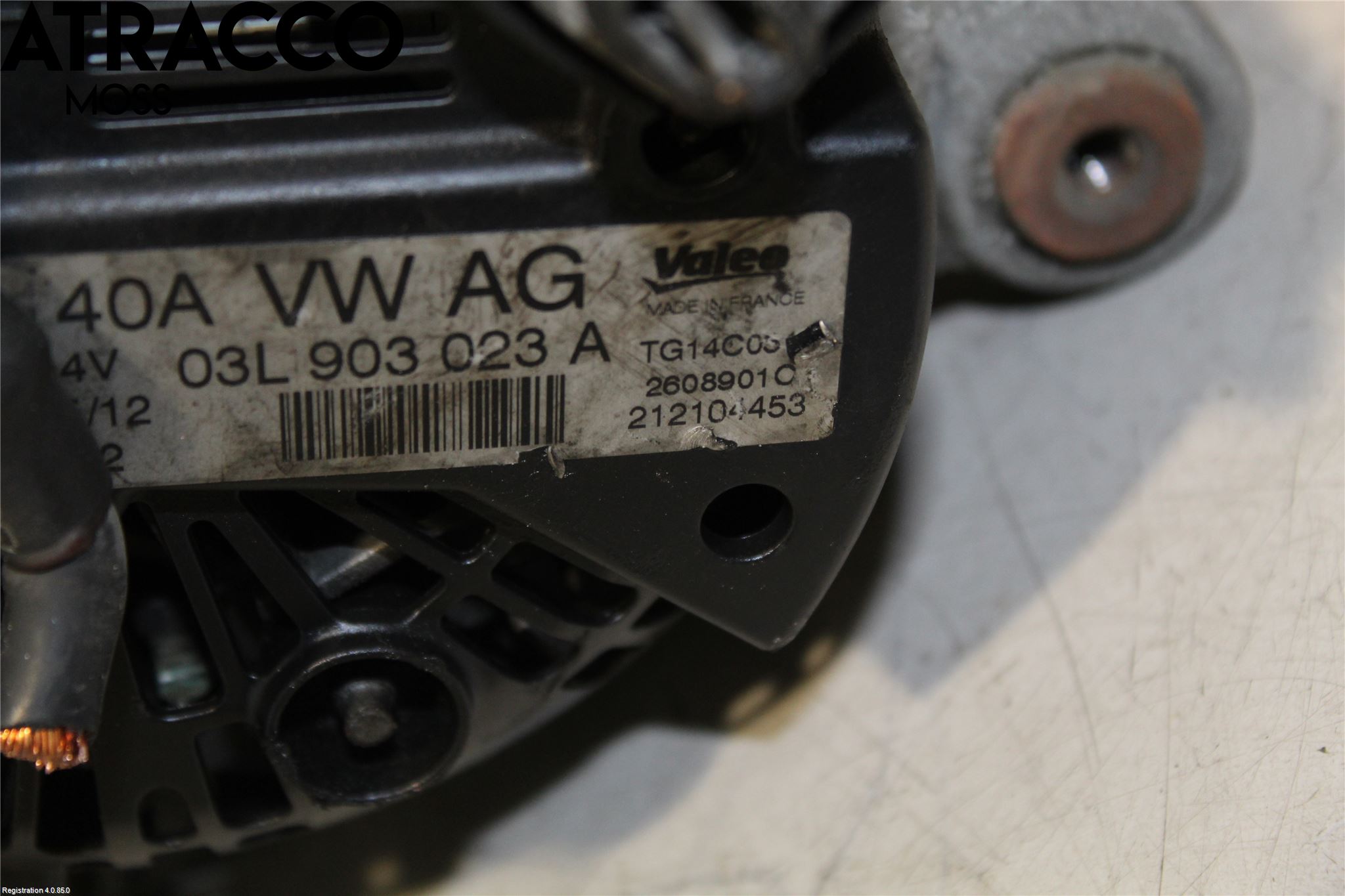 Volkswagen VW TOURAN 10-15 Generator