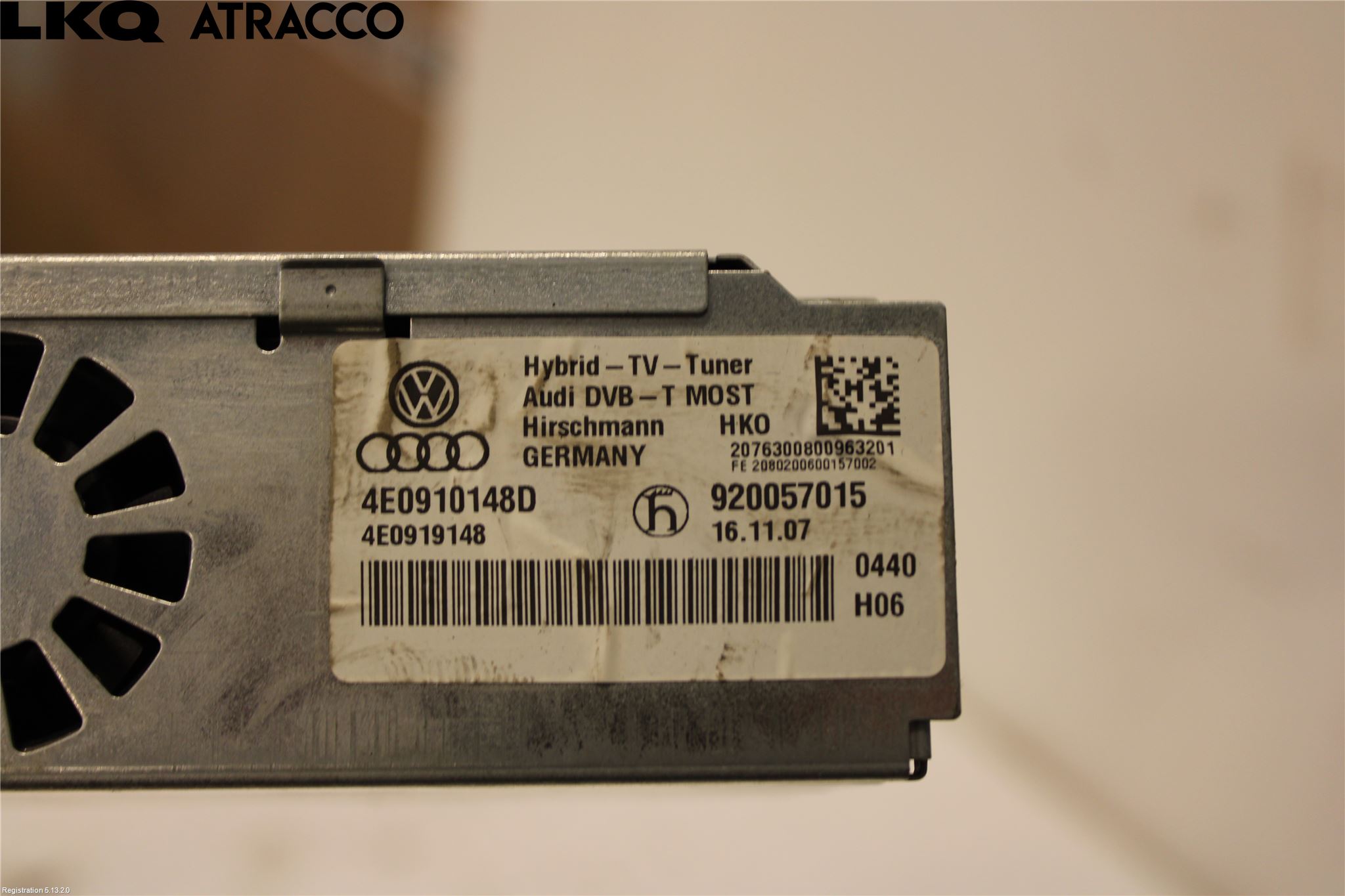 Audi A6/S6     05-11 Styrenhet Övrigt
