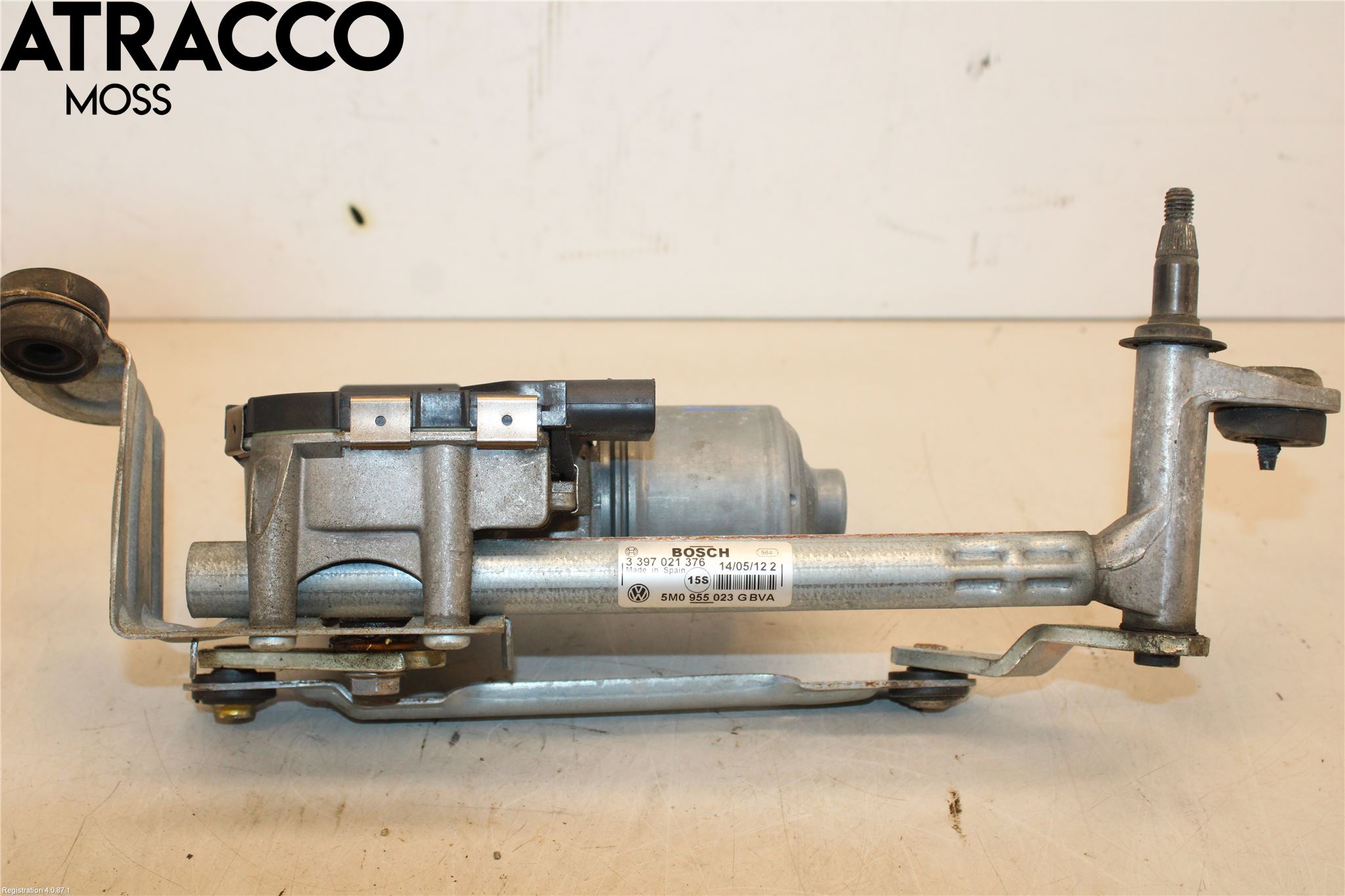 Volkswagen VW GOLF PLUS/CROSS GOLF 04-14 Torkarmotor Vindruta