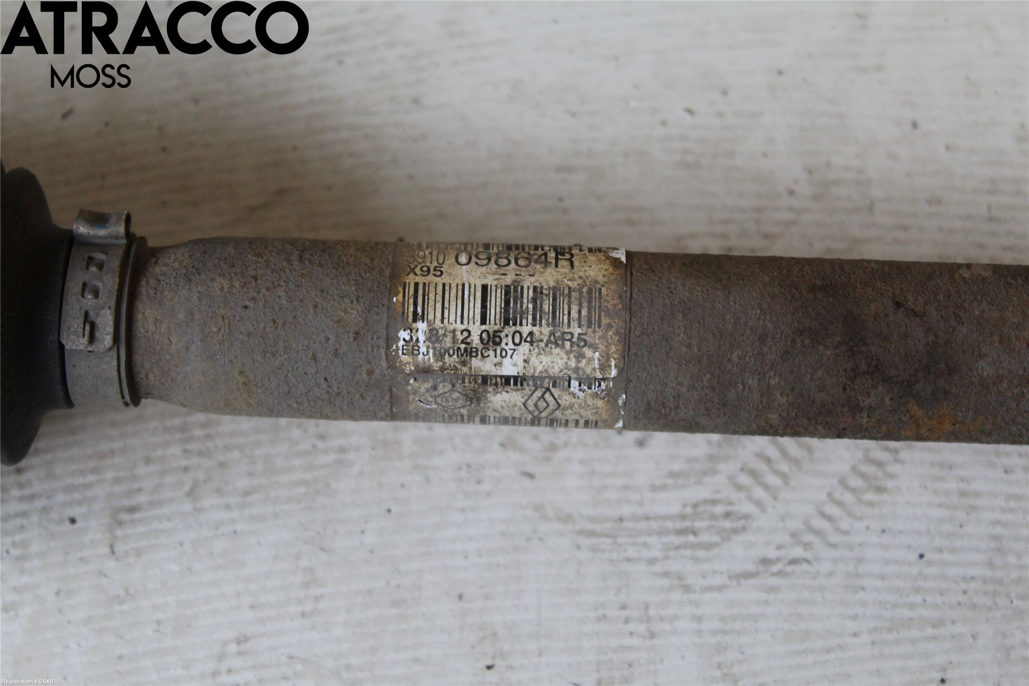 Renault SCÉNIC III / GRAND SCÉNIC 09-16 Drivaxel Fram Höger