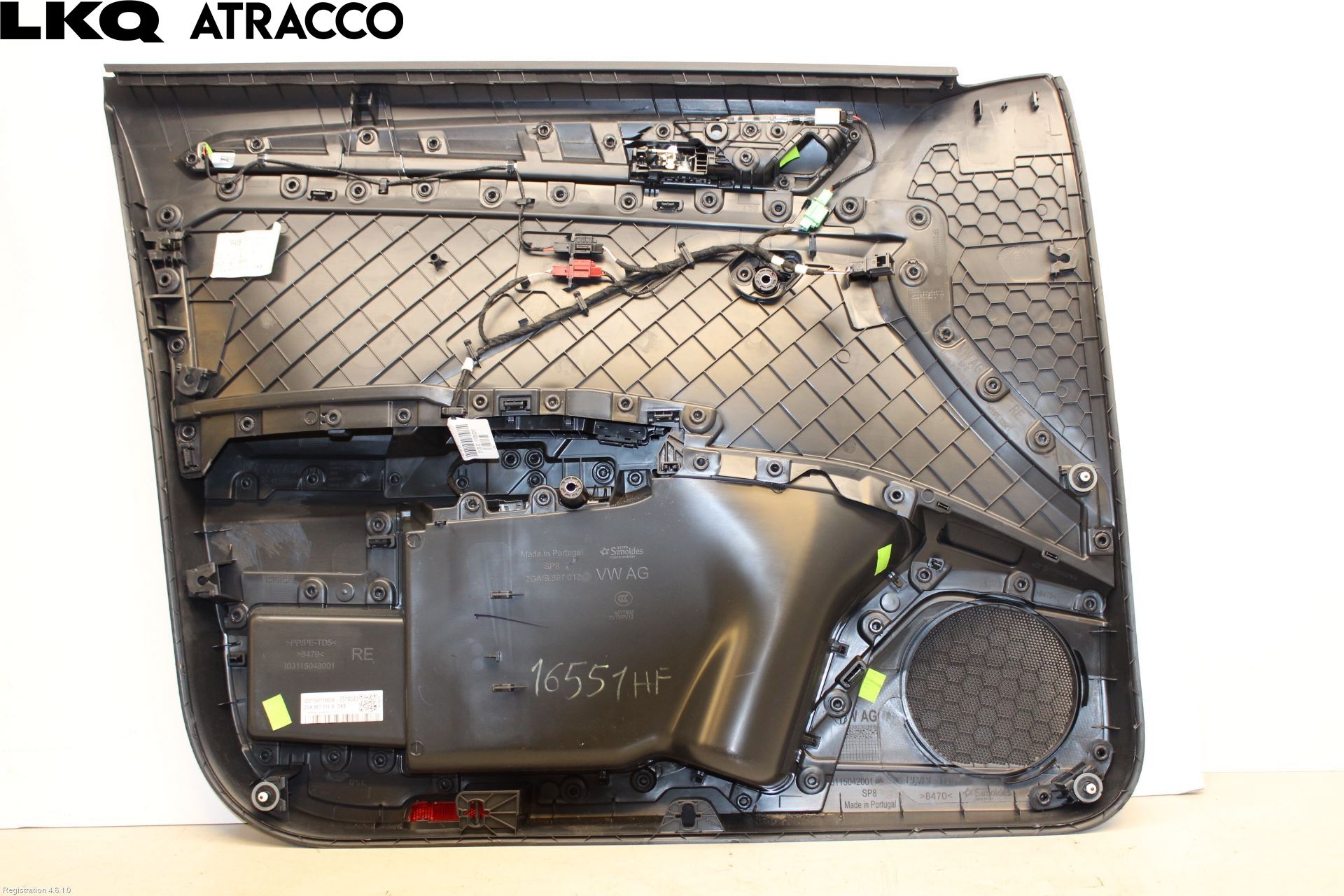 Volkswagen VW T-ROC 18- Dörrklädsel Hö