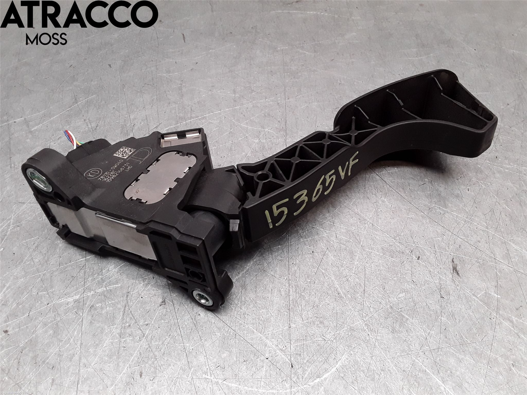 Toyota RAV4 13-18 Pedal Gas-Broms-Koppling