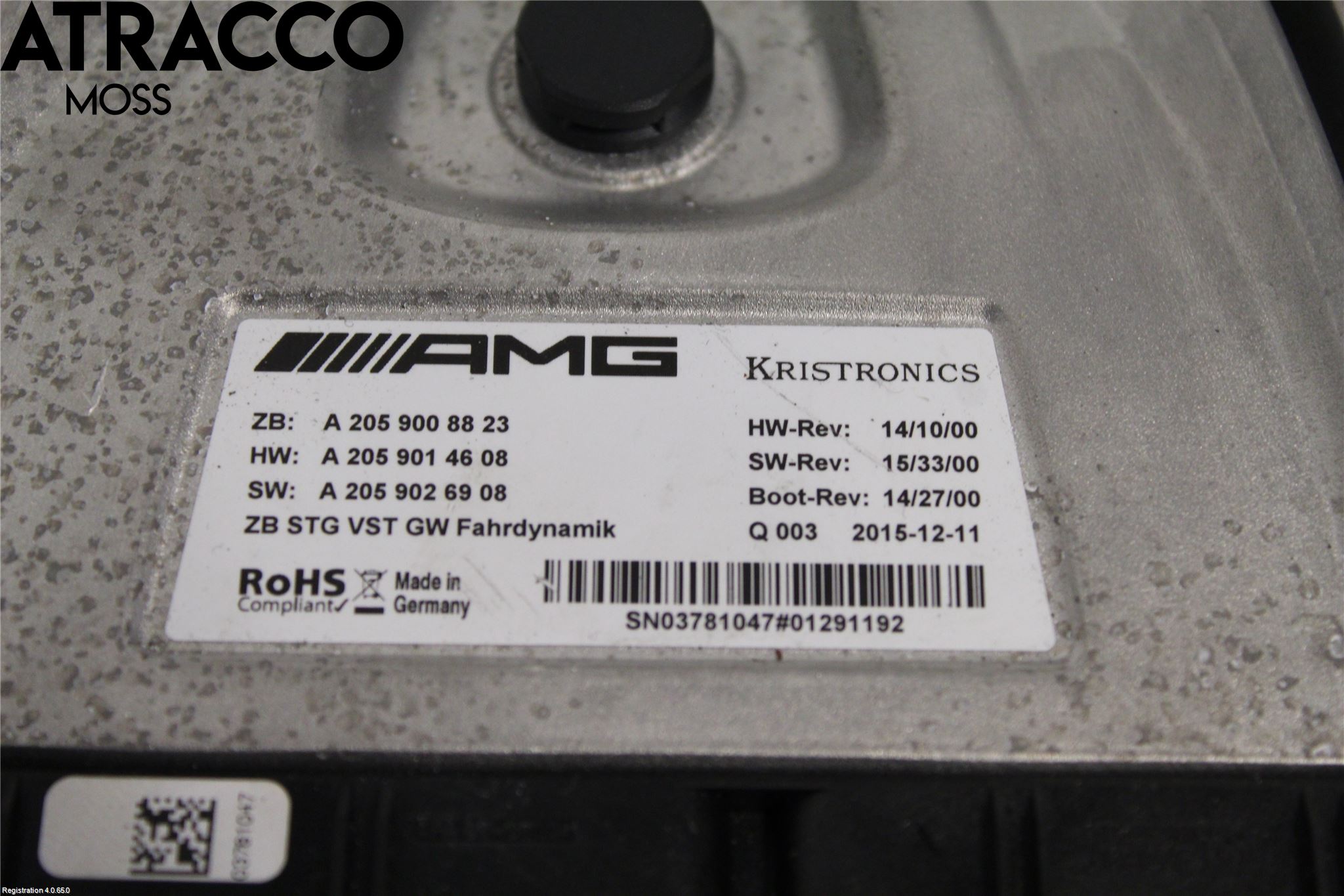 Mercedes-Benz MB C-KLASS (W205) 14-21 Styrenhet Fjädring