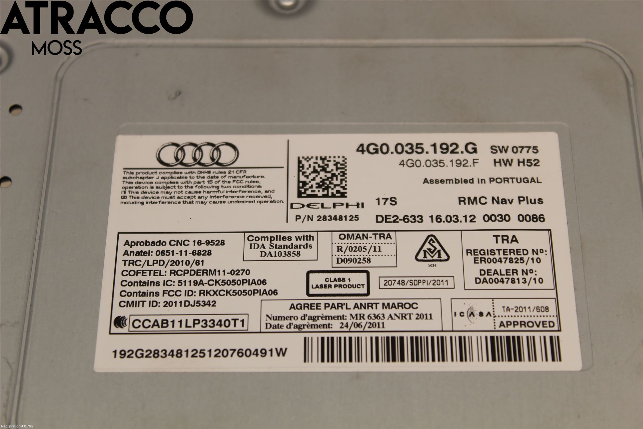Audi A6/S6 4G 11-18 Radio