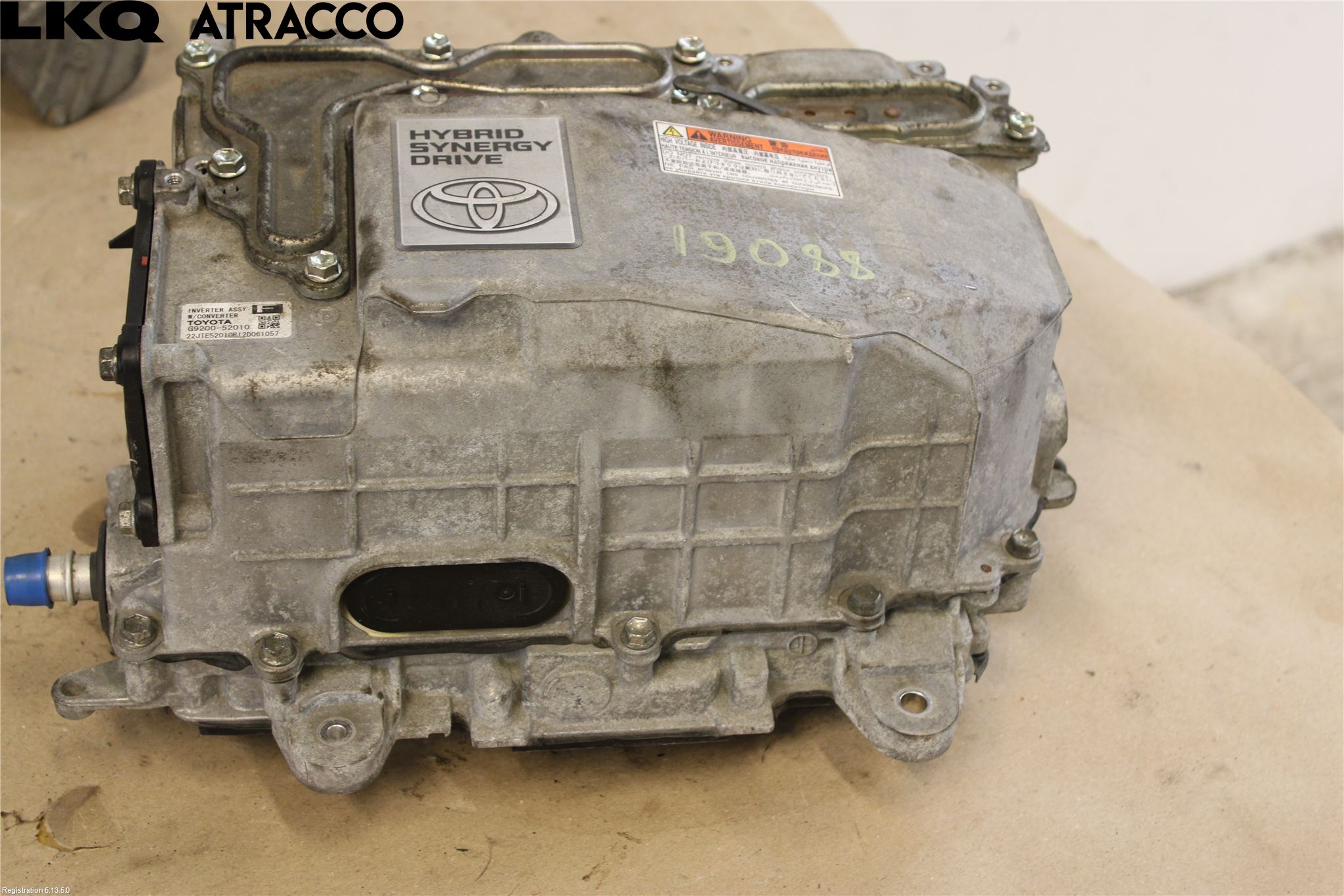 Toyota YARIS XP130 12-14 Inverter Hybrid