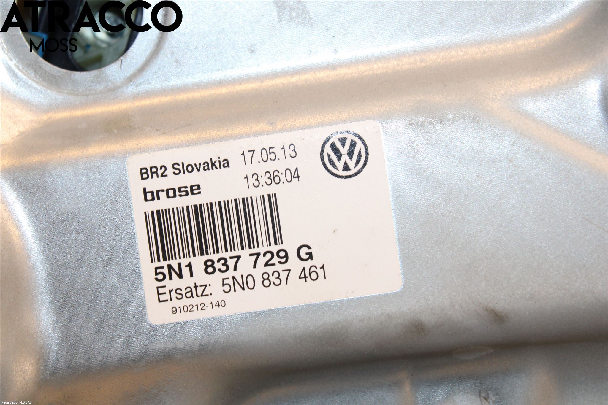 Volkswagen VW TIGUAN 07-16 Fönsterhiss El Kompl