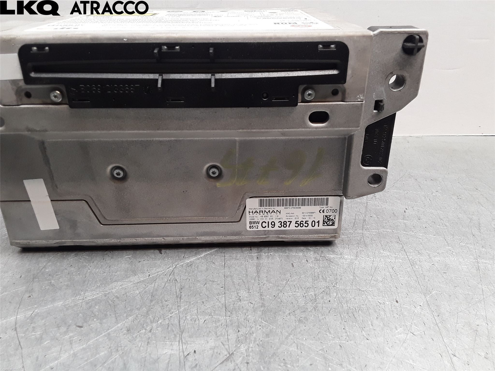 BMW 5 F10/F11/F18 09-17 Cd Radio - Multimediapanel
