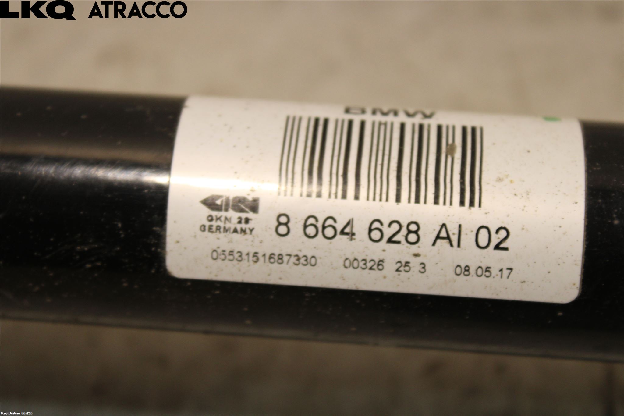 BMW 5 G30/G31/F90 17-23 Drivaxel Bak Höger