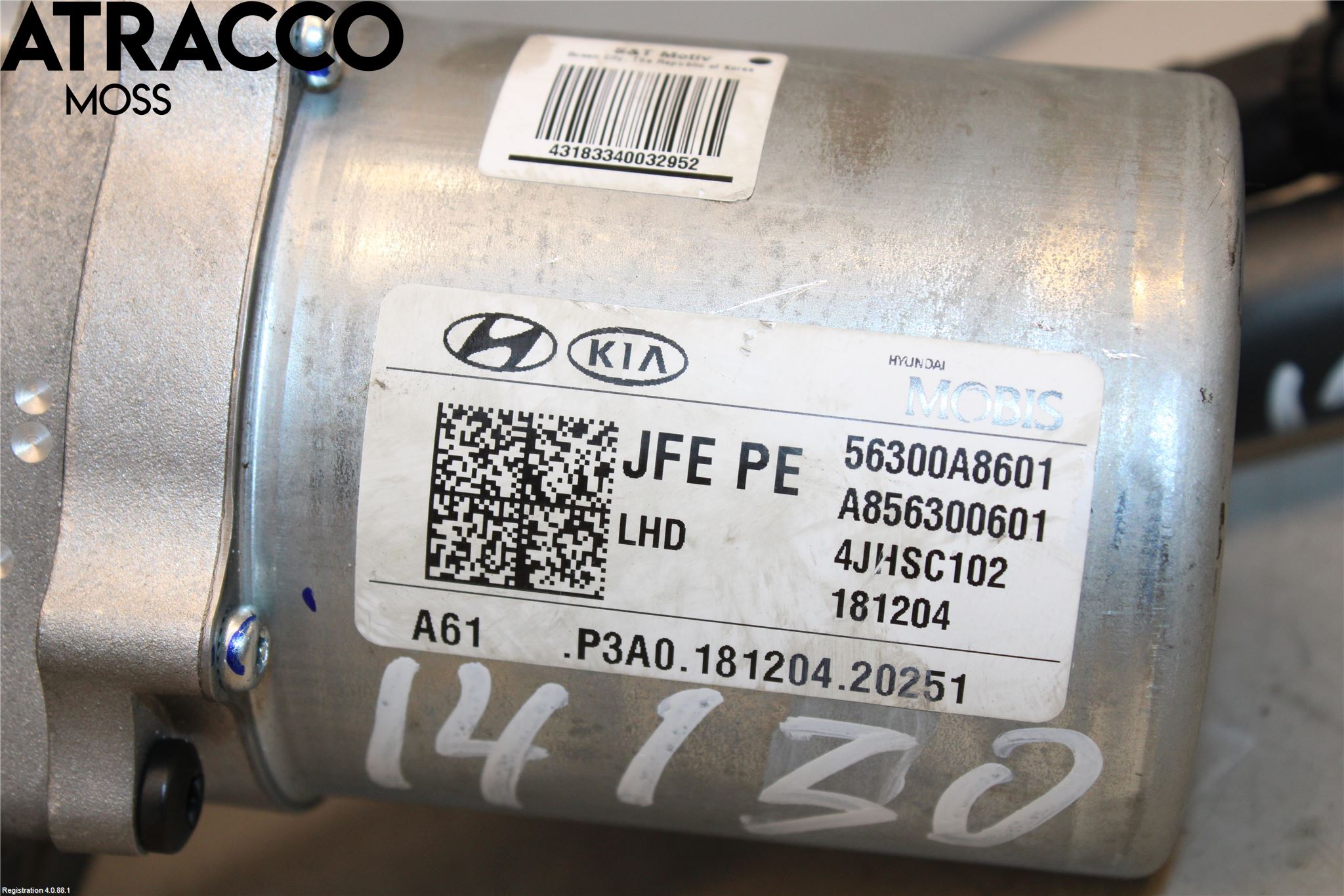 Kia OPTIMA 16-20 Rattaxelagg Med Inb Servo