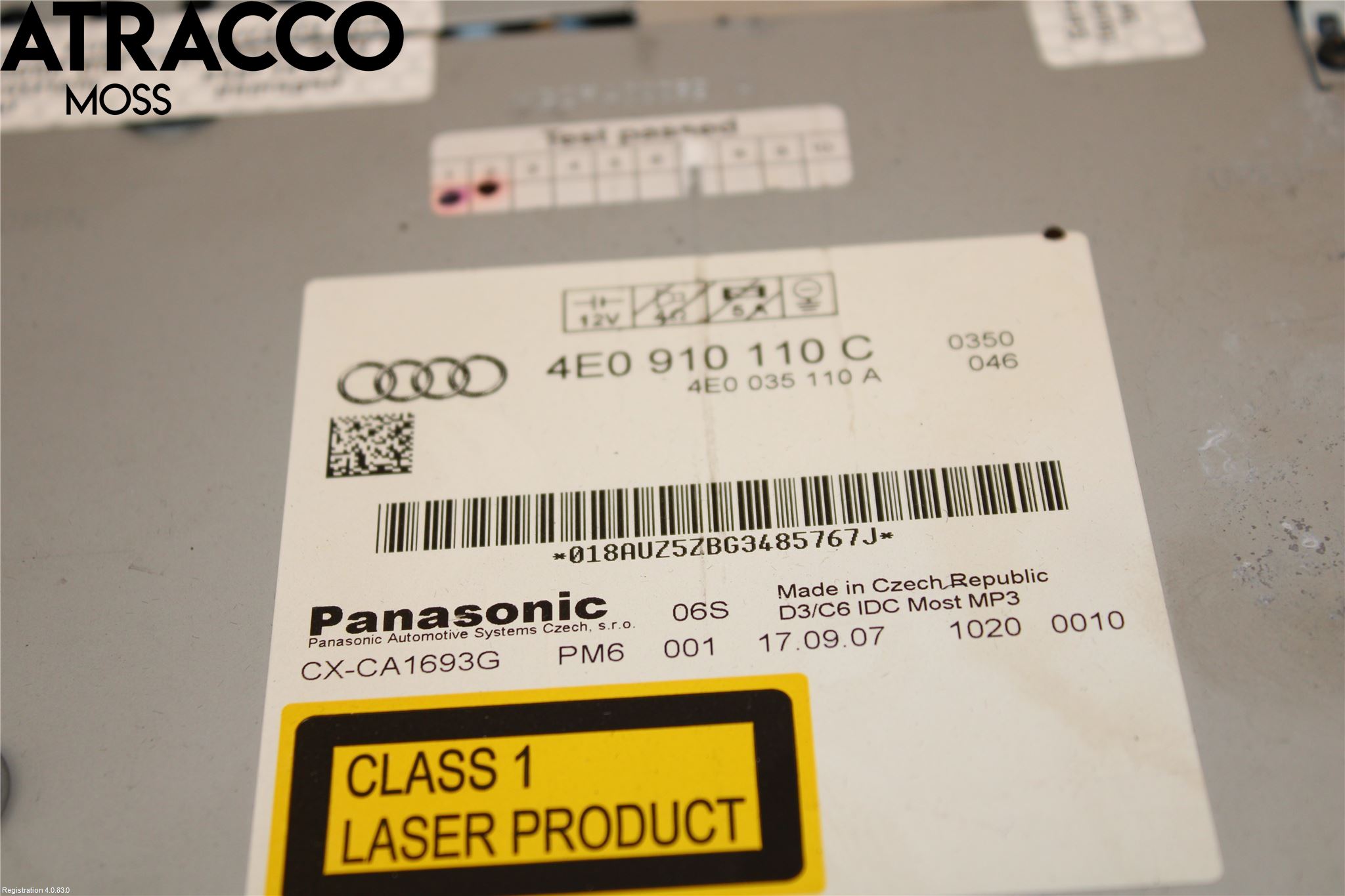 Audi A8/S8 4D 94-02 Radio