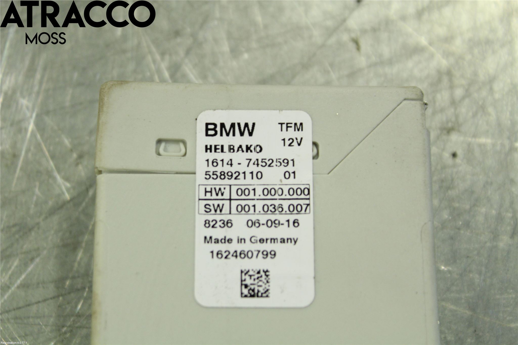 BMW 3 F30/F31/F80 12-19 Styrenhet Övrigt