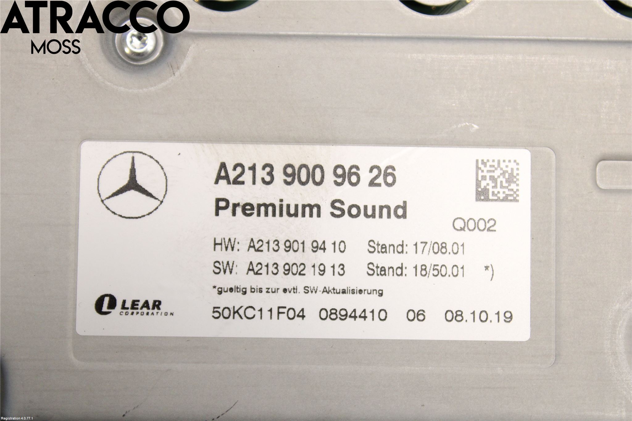 Mercedes-Benz MB E-KLASS (W213) 16-23 Radio-Stereo Förstärkare