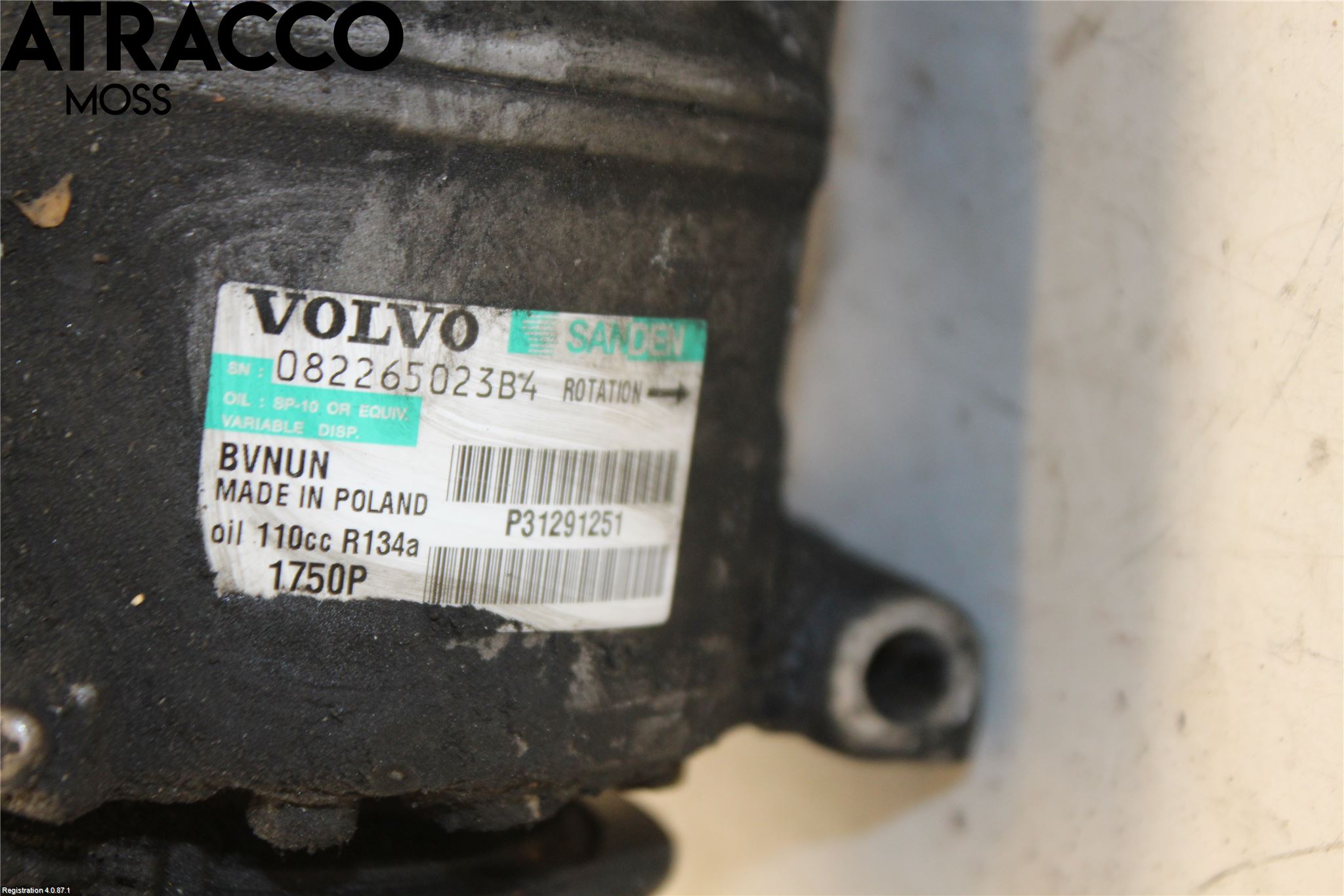 Volvo V40 12-19 Ac Kompressor