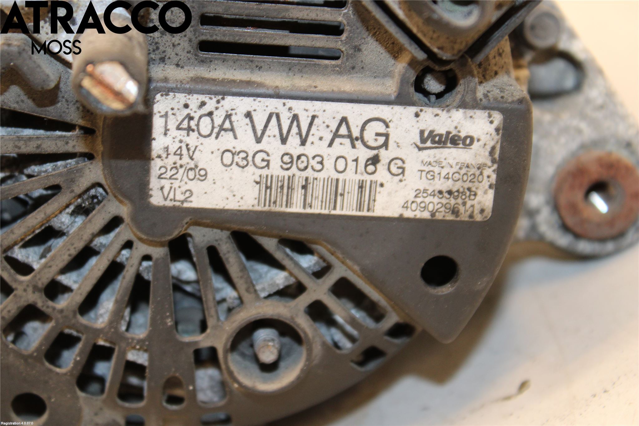 Audi Q5 09-16 Generator