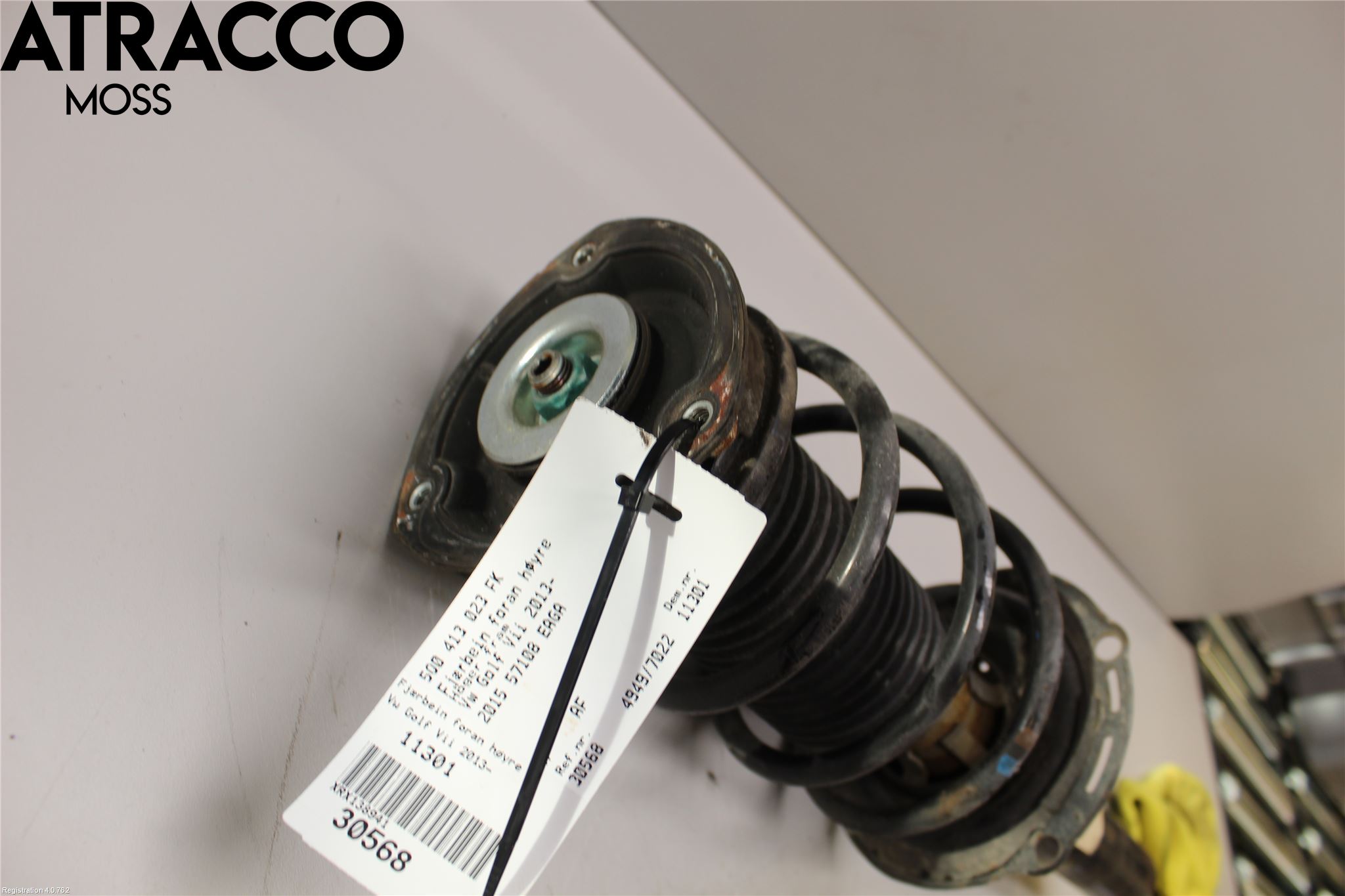 Volkswagen VW GOLF / E-GOLF VII 13-20 Fjäderben Fram Höger