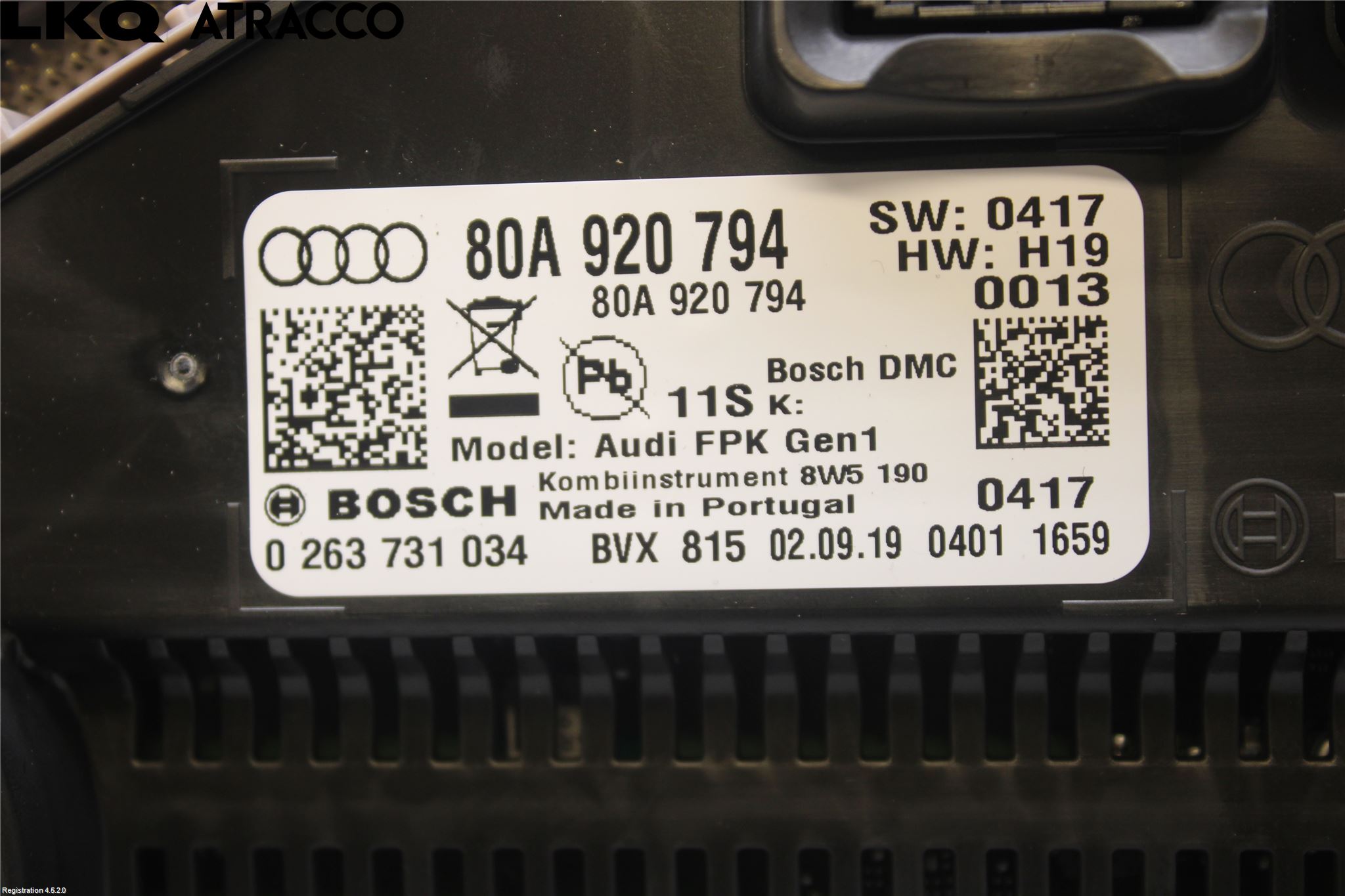 Audi Q5/SQ5 17- Instrument Komb