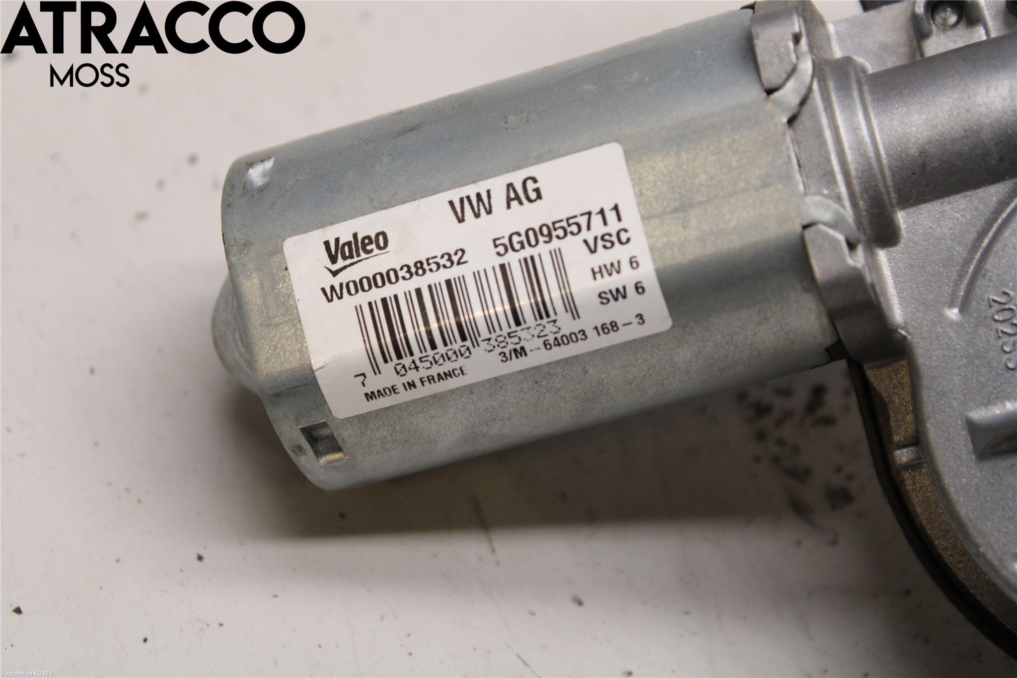Volkswagen VW GOLF / E-GOLF VII 13-20 Torkarmotor Baklucka