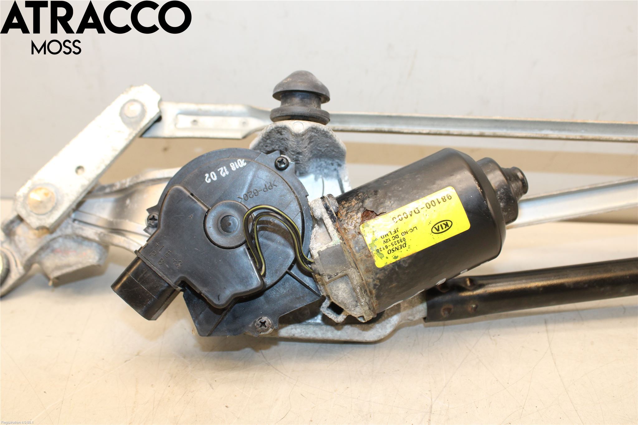 Kia OPTIMA 16-20 Torkarmotor Vindruta