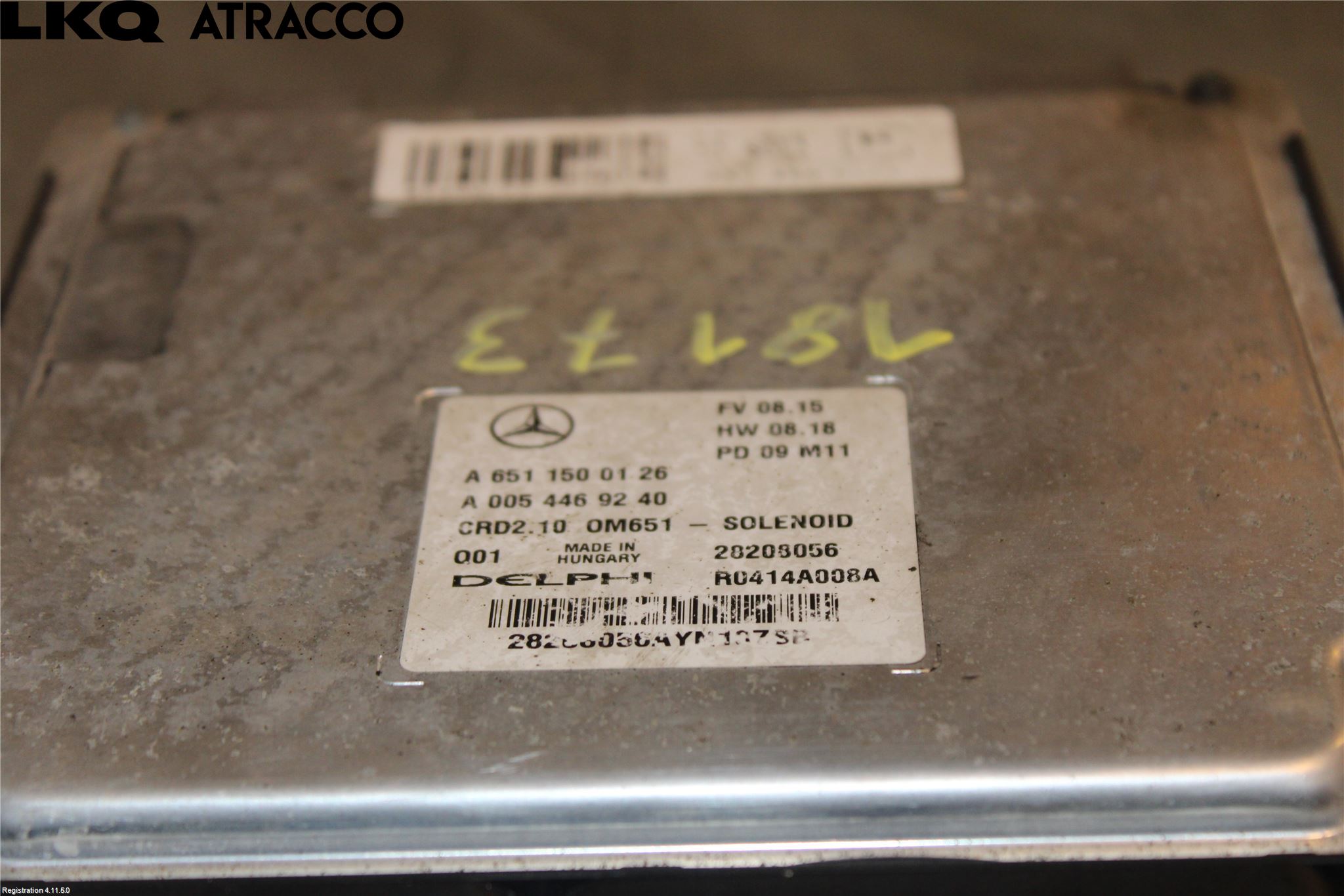 Mercedes-Benz MB E-KLASS (W212) 09-16 Styrenhet Insprut Bensin