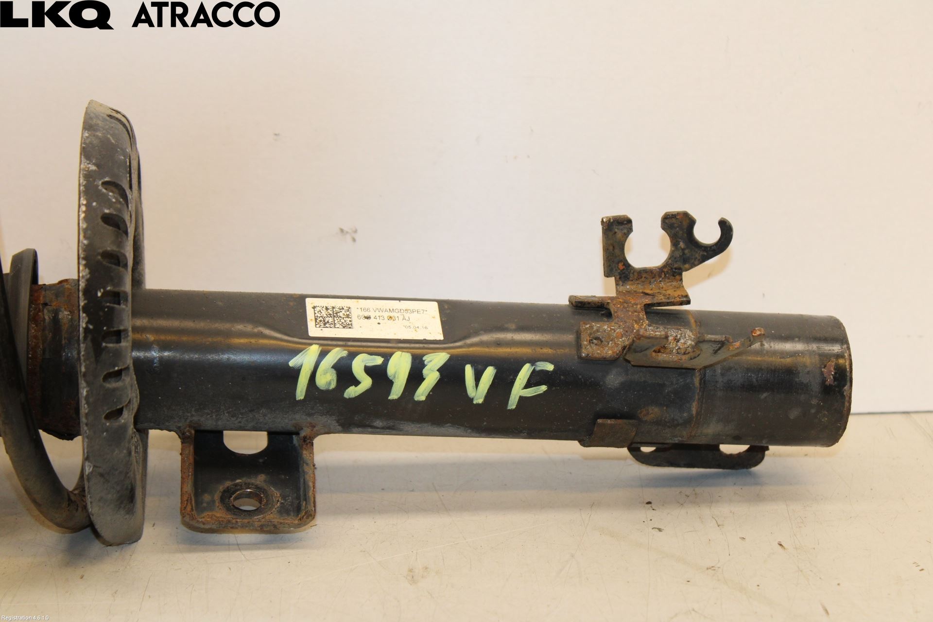 Volkswagen VW POLO 10-17 Fjäderben Fram Vänster