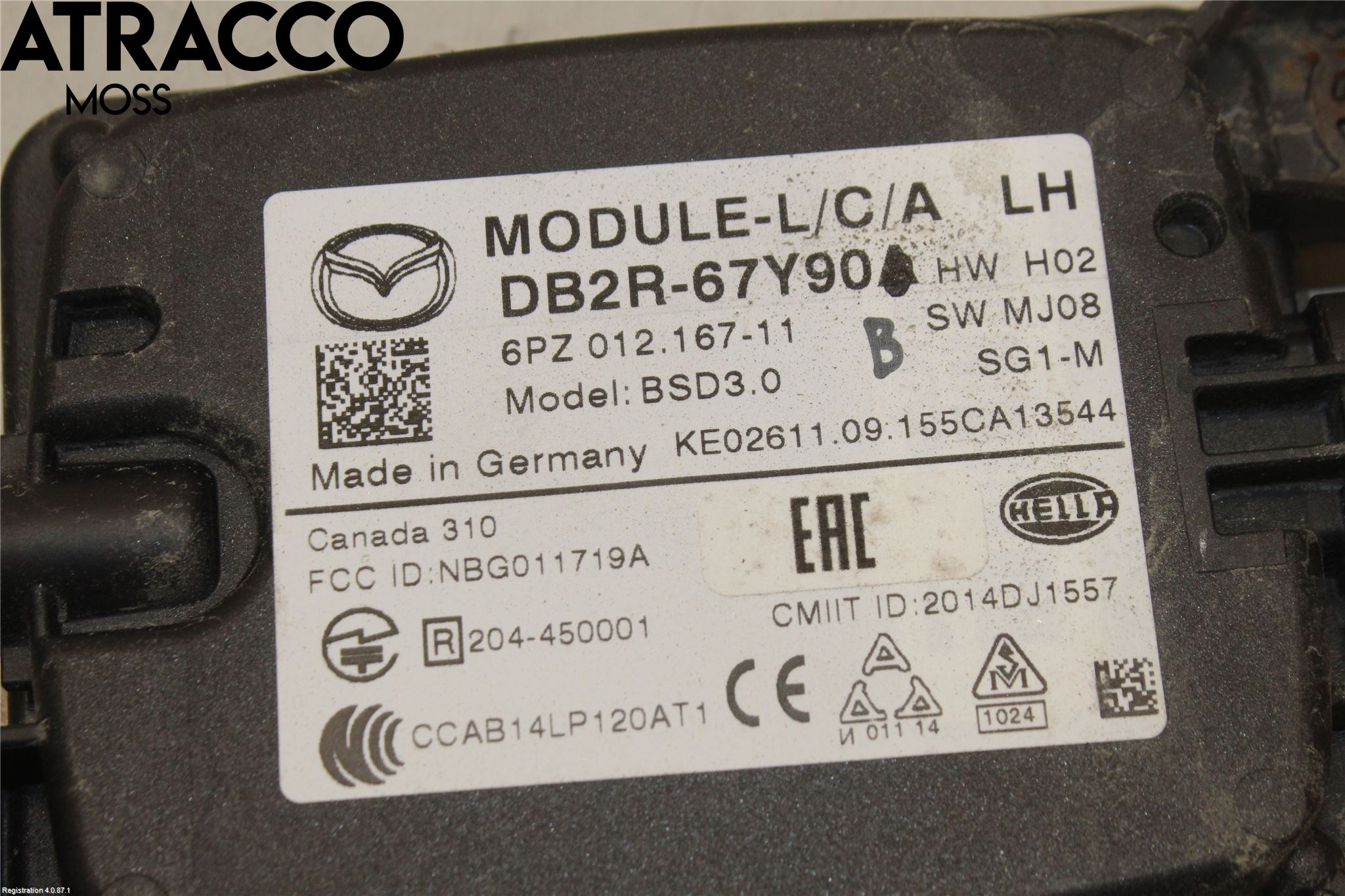 Mazda CX-3 Sensor Aktivt Kollisionsskydd