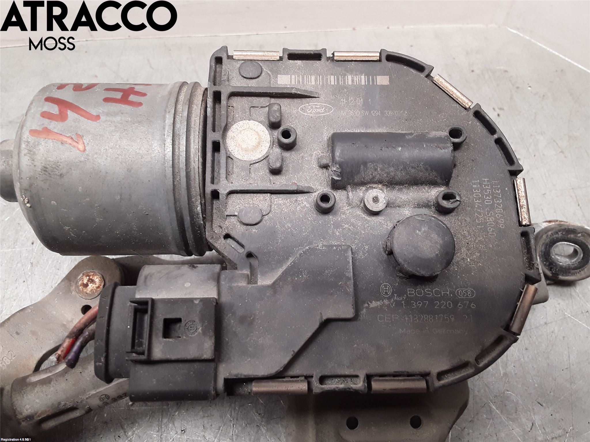 Ford GALAXY 06-15 Torkarmotor Vindruta