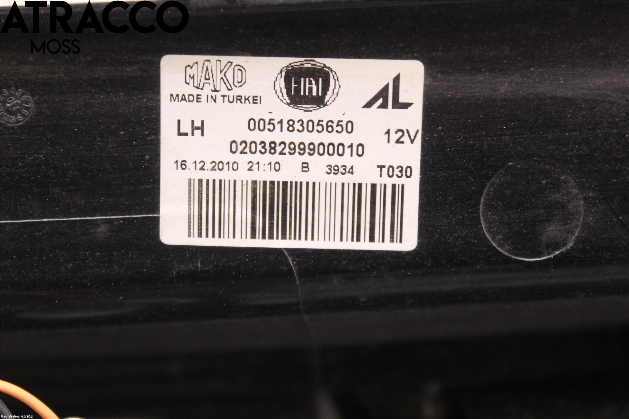 Fiat DOBLO CARGO Bakljus Vänster