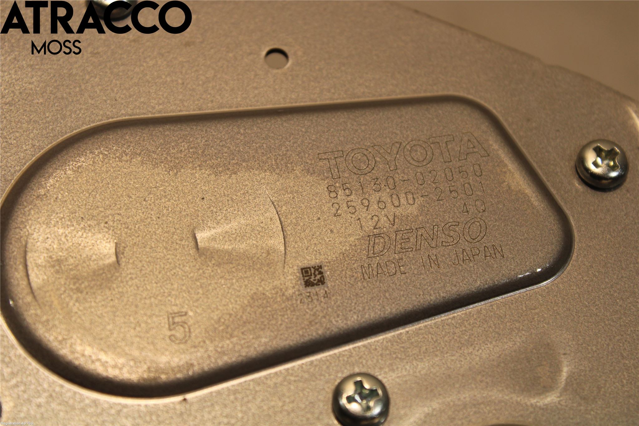 Toyota AURIS 13-19 Torkarmotor Baklucka