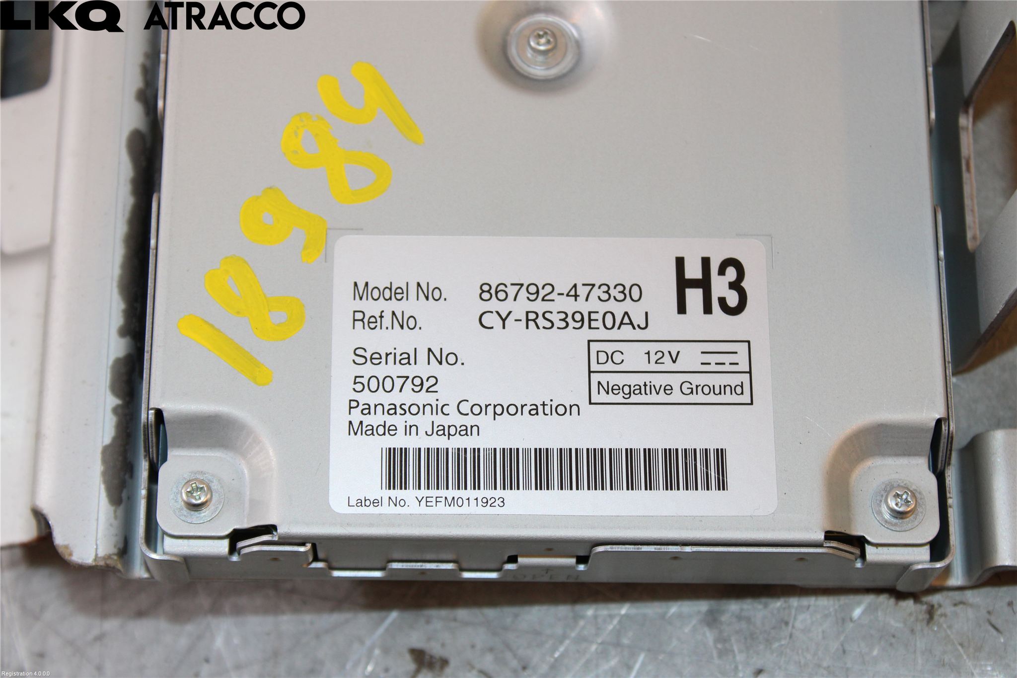 Toyota PRIUS (ZVW50) 16-21 Styrenhet Parkeringshjälp