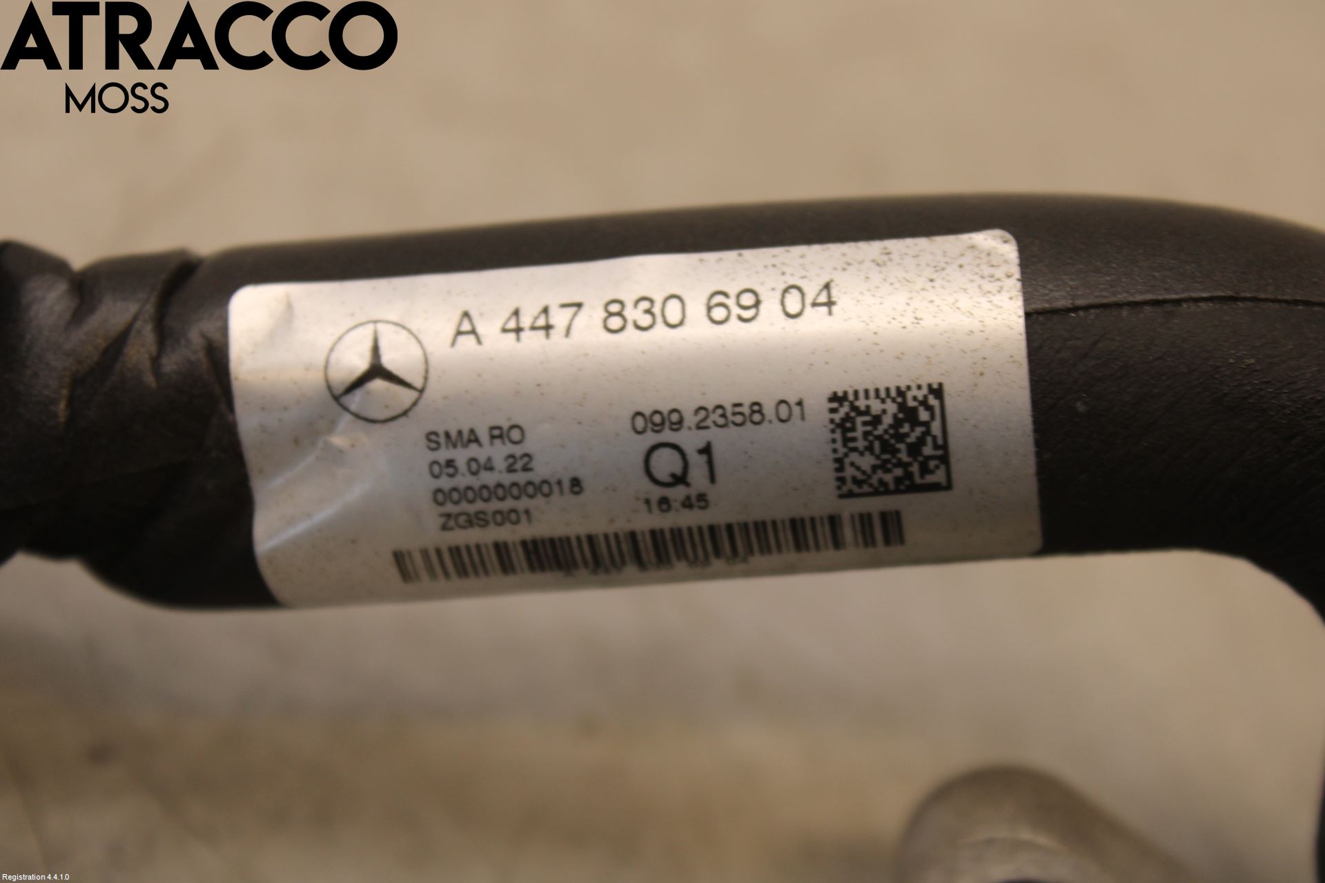 Mercedes-Benz MB EQV (447) 21- Ac Slang-Rör