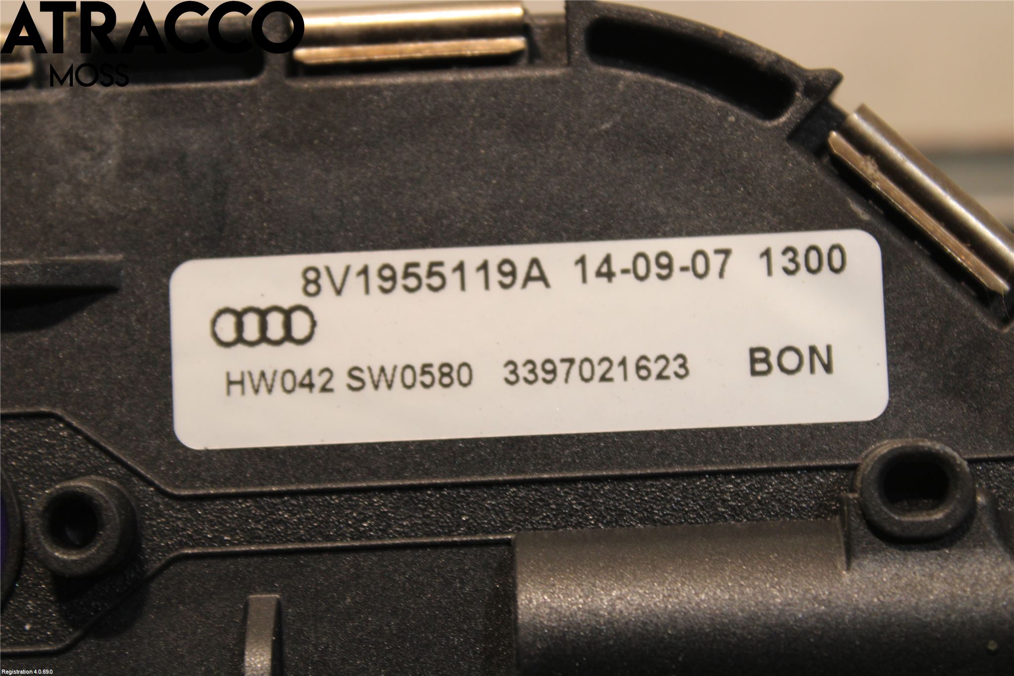 Audi A3/S3 8V 13-20 Torkarmotor Vindruta