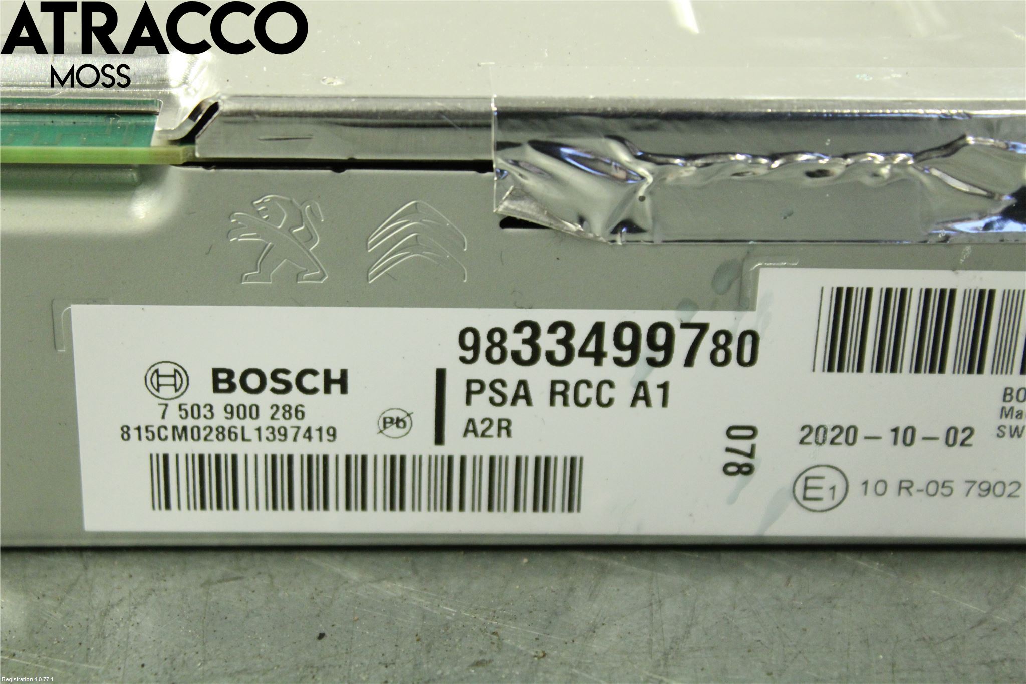 Peugeot 2008/E-2008 20- Cd Radio - Multimediapanel