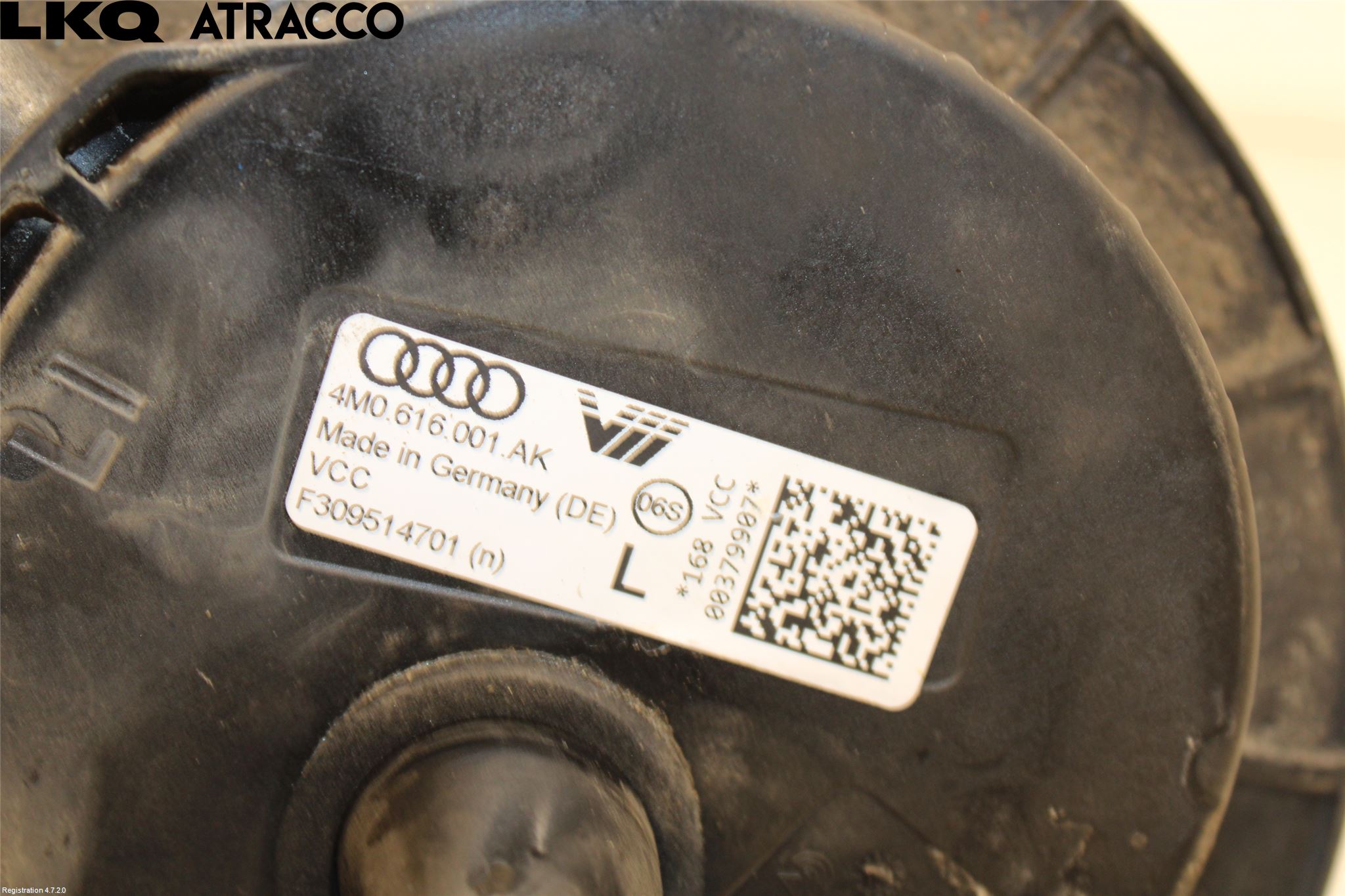 Audi E-TRON, S GE 19- Nivå-Luftfjädring Bälg