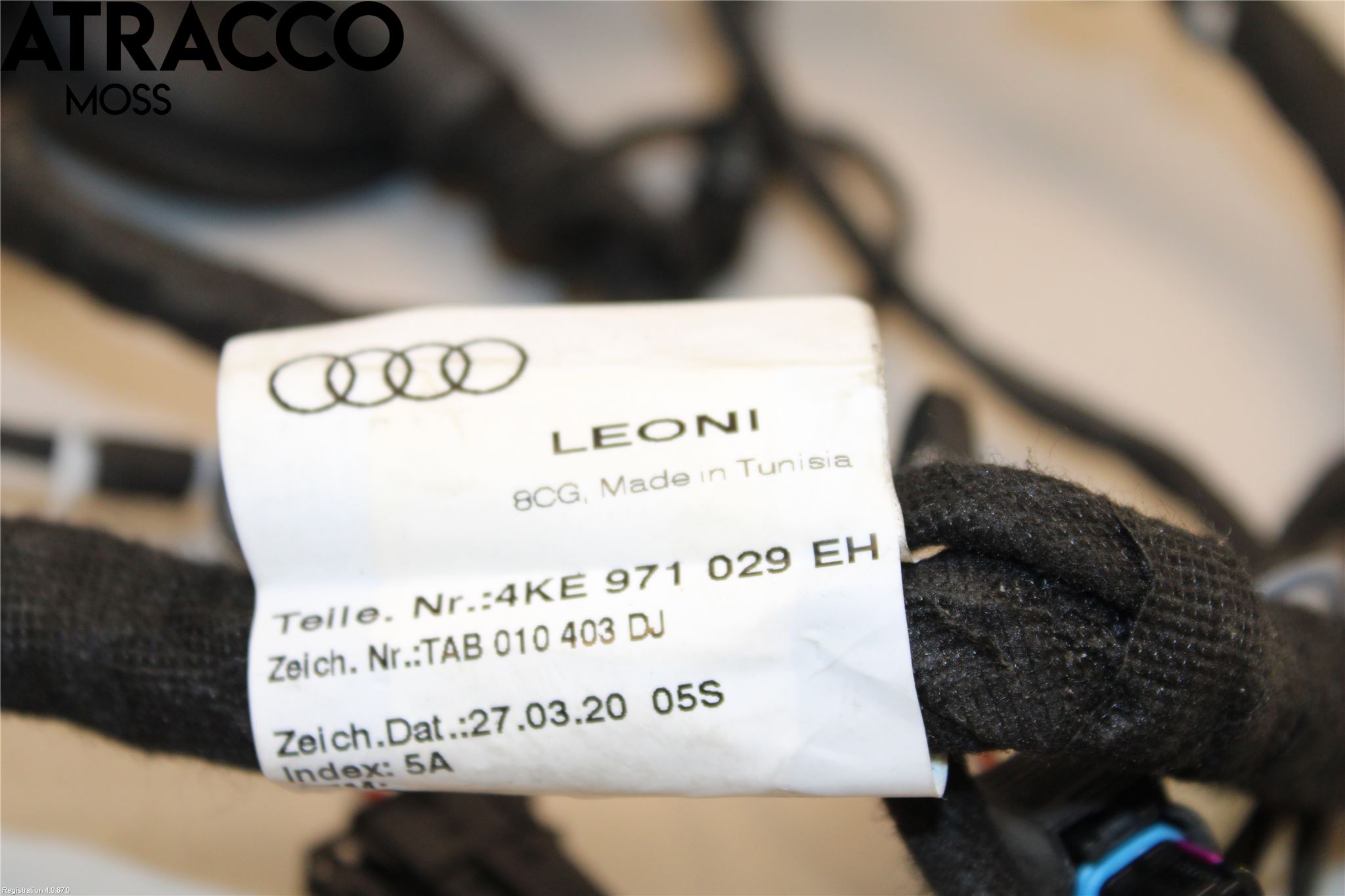 Audi E-TRON, S GE 19- Kabelhärva