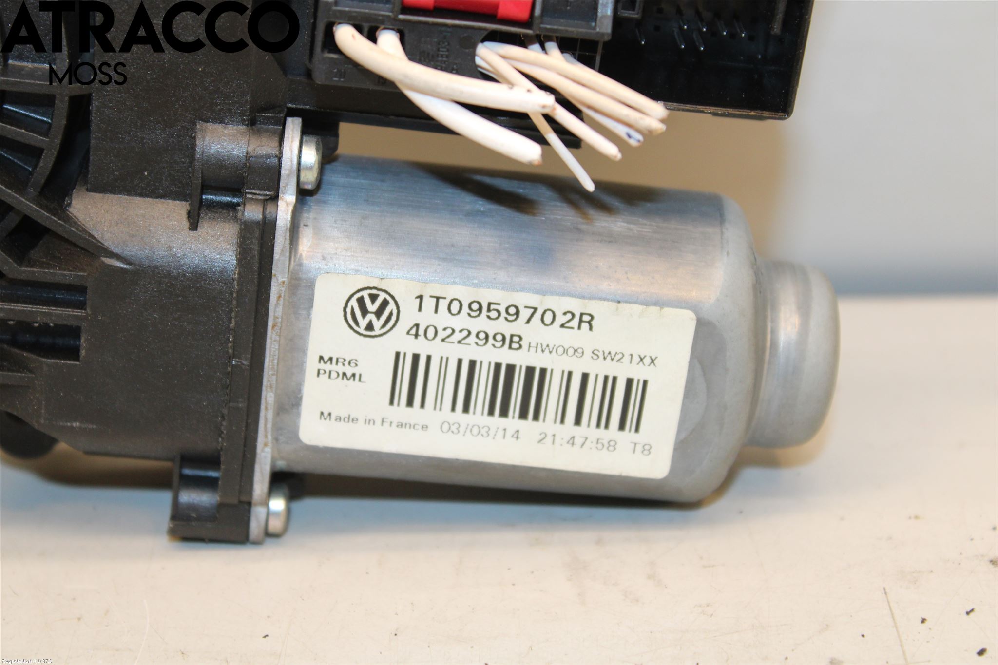 Volkswagen VW CADDY 11-15 Fönsterhissmotor
