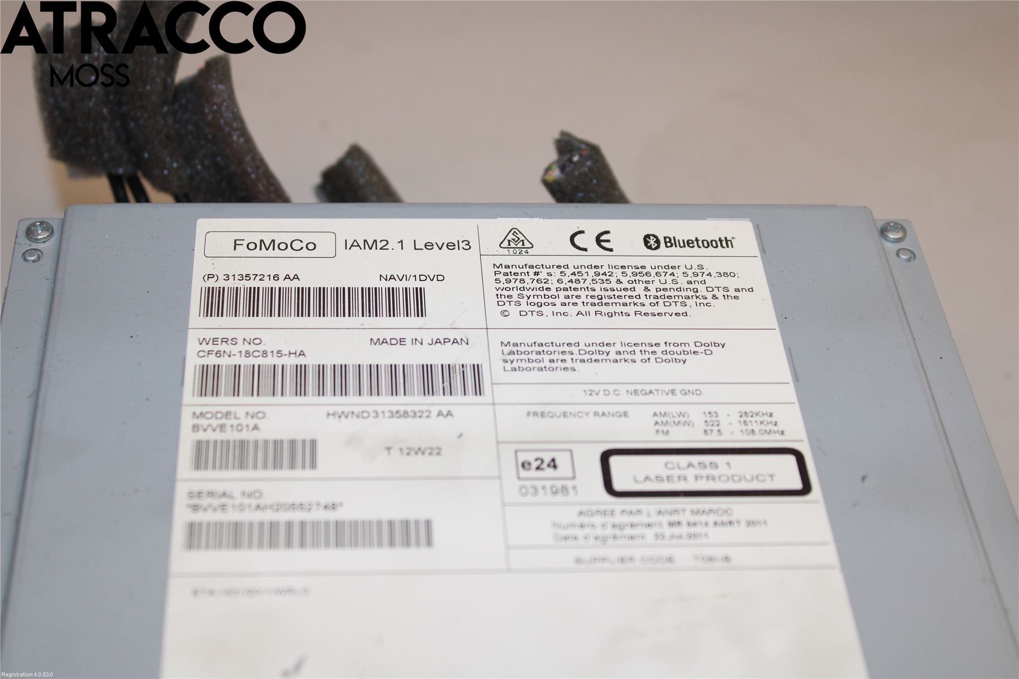 Volvo V40 12-19 Radio