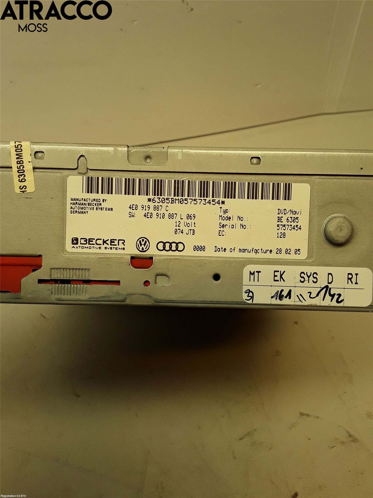 Audi A6/S6     05-11 Radio