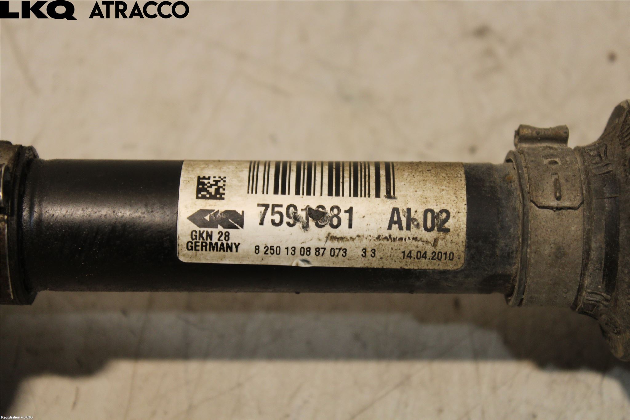 BMW X1 E84 10-15 Drivaxel Fram Vänster