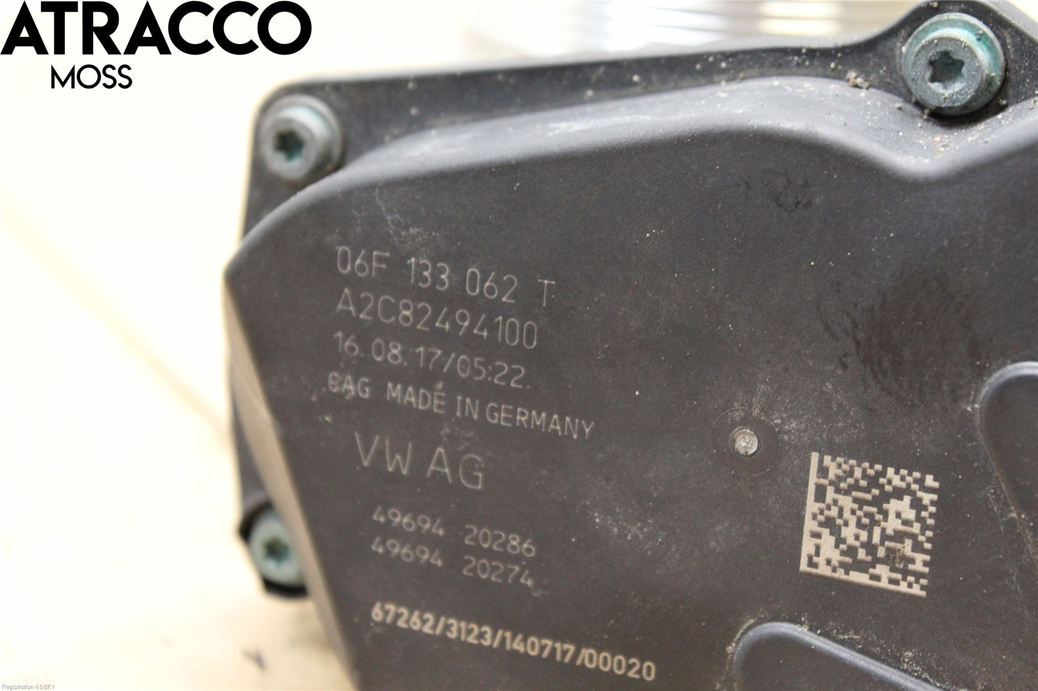 Volkswagen VW GOLF / E-GOLF VII 13-20 Injspjällhus