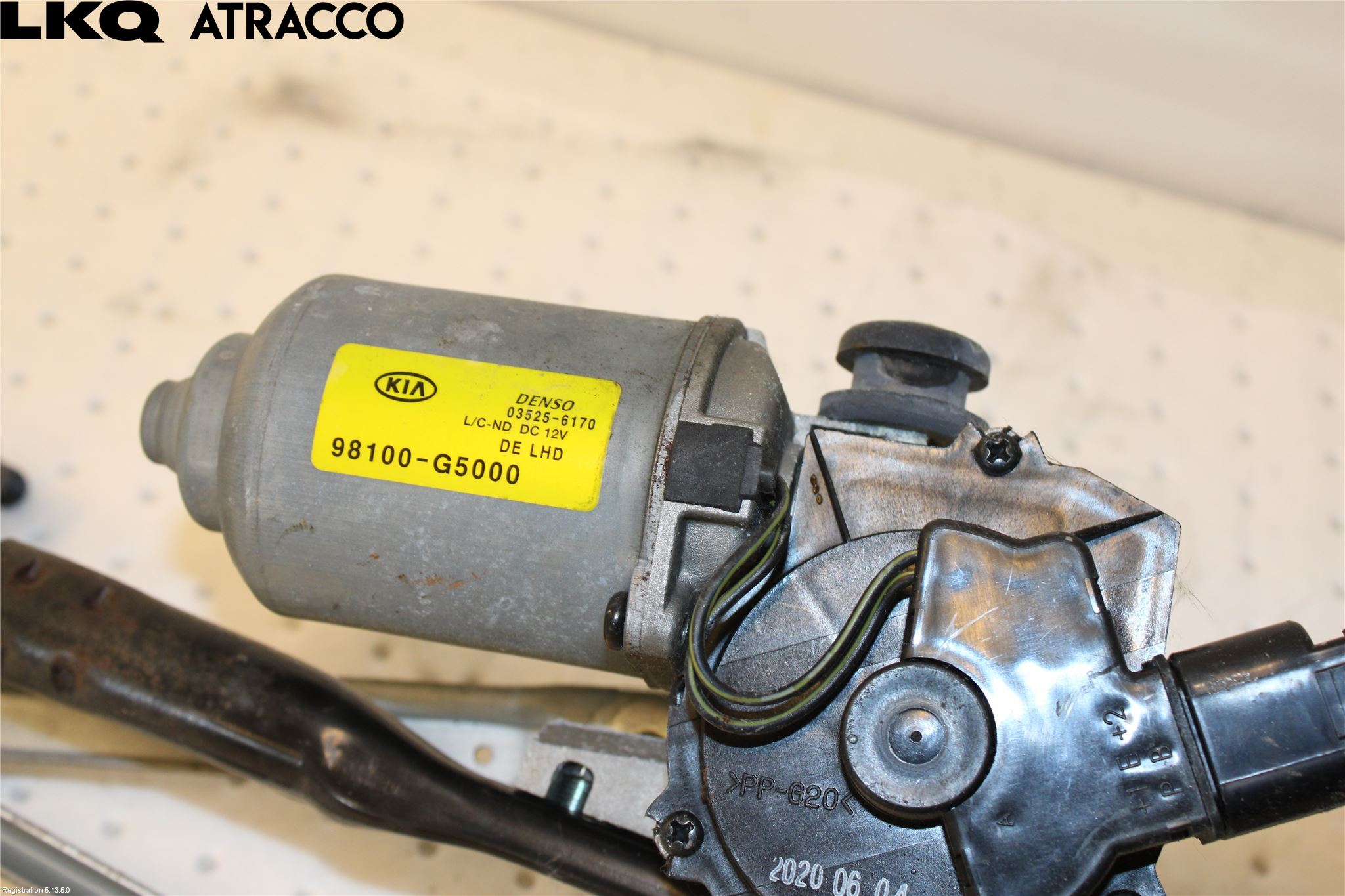 Kia NIRO (DE) 17-22 Torkarmotor Vindruta