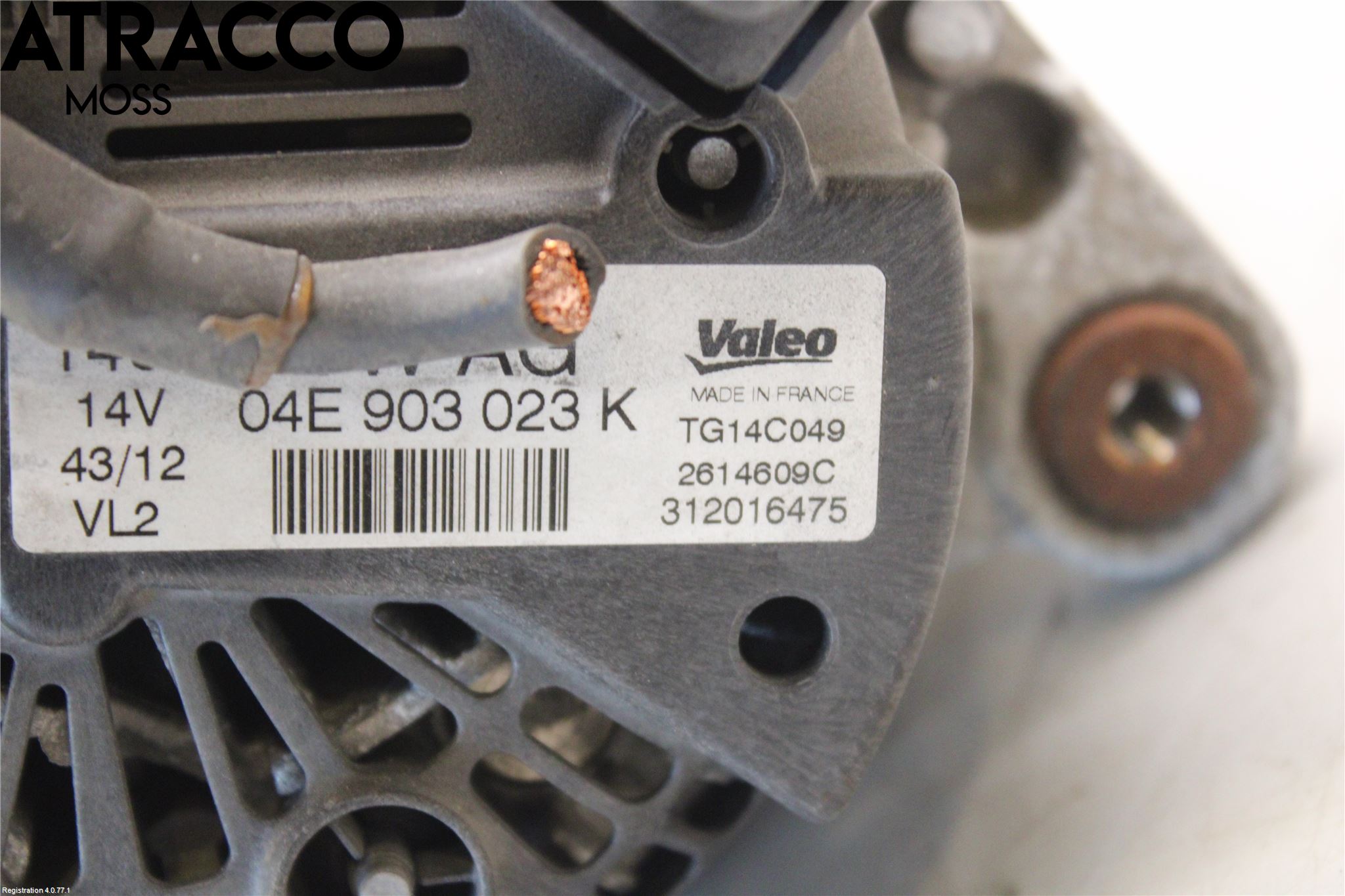 Volkswagen VW GOLF / E-GOLF VII 13-20 Generator