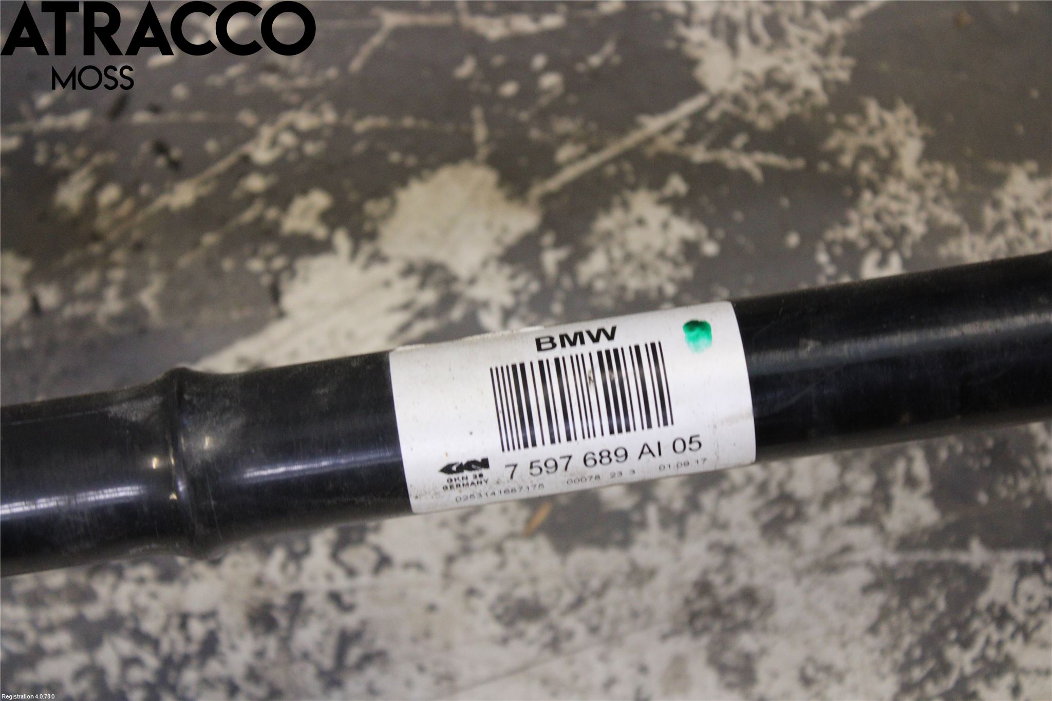 BMW 4 F32/F33/F82/F83 13-20 Drivaxel Bak Vänster