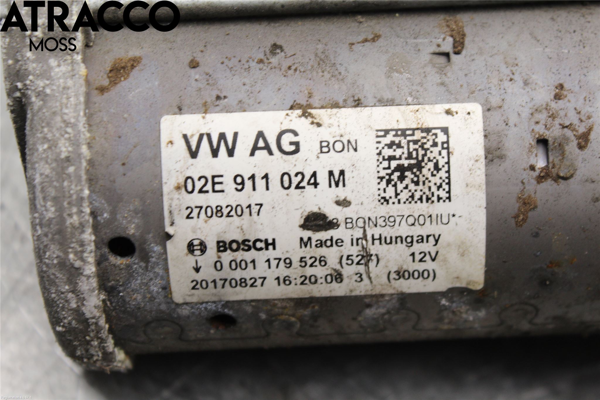 Volkswagen VW GOLF / E-GOLF VII 13-20 Startmotor