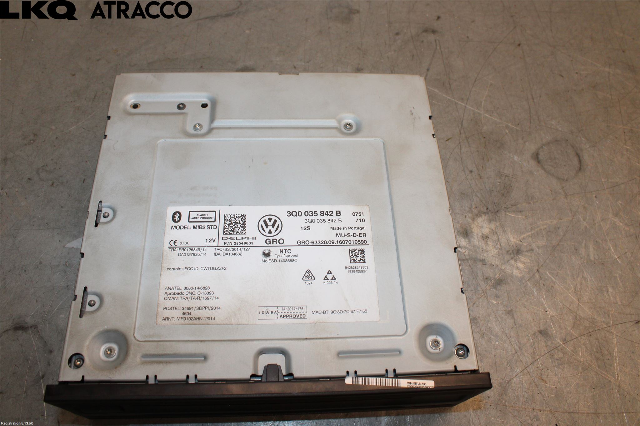 Volkswagen VW TIGUAN 16-24 Radio