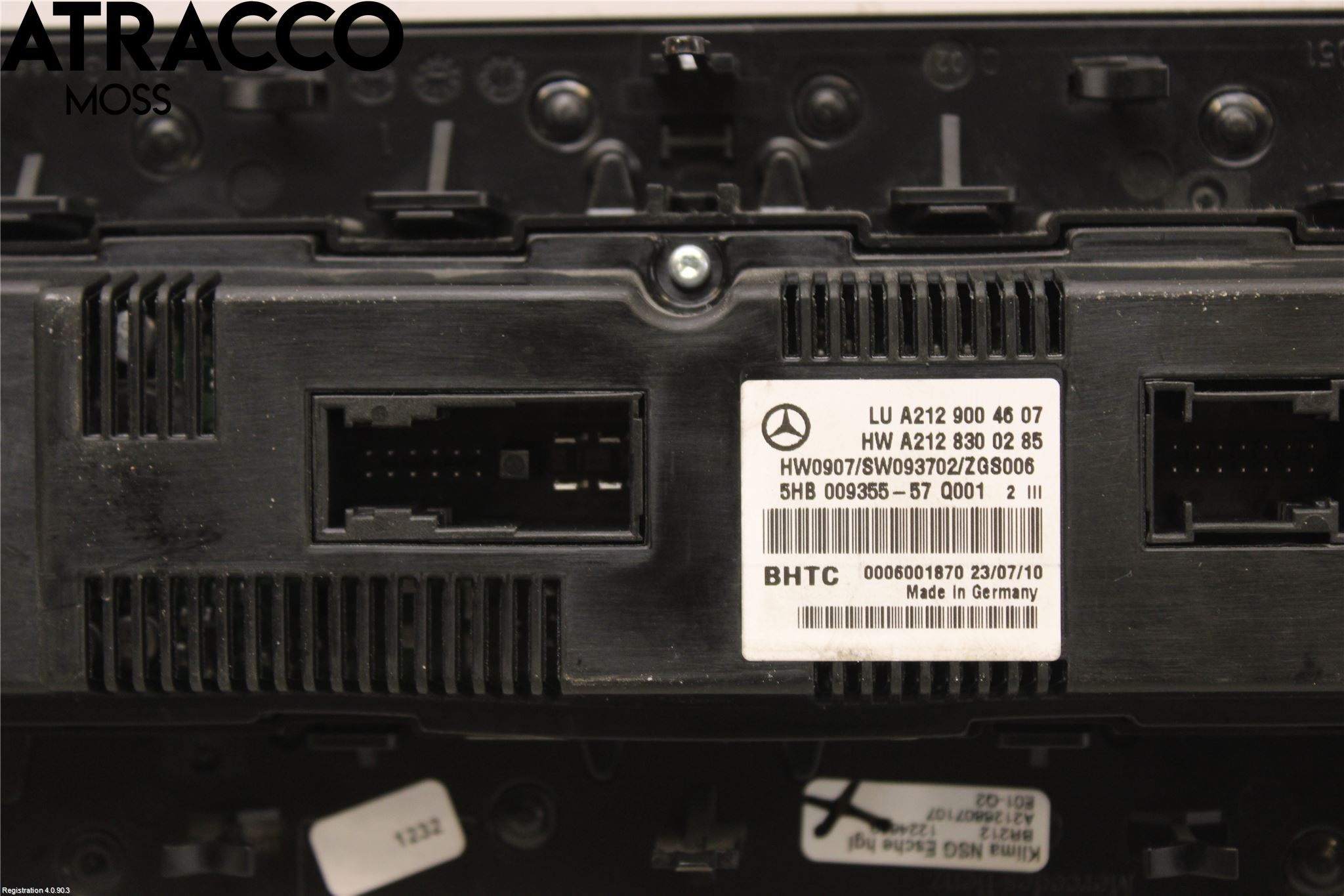 Mercedes-Benz MB E-KLASS (W212) 09-16 Ac Styrenhet Ac Manöveren