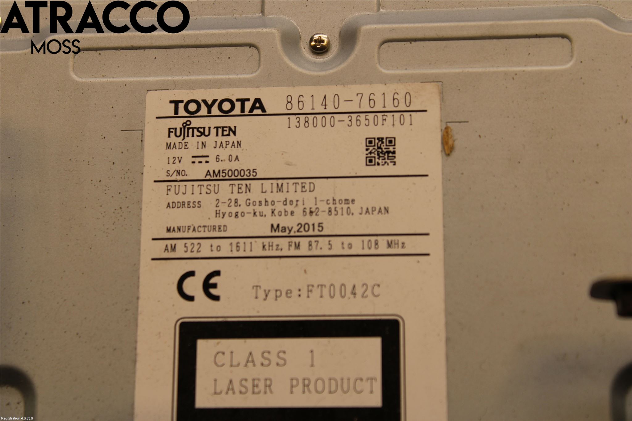 Lexus CT 200h Cd Radio - Multimediapanel