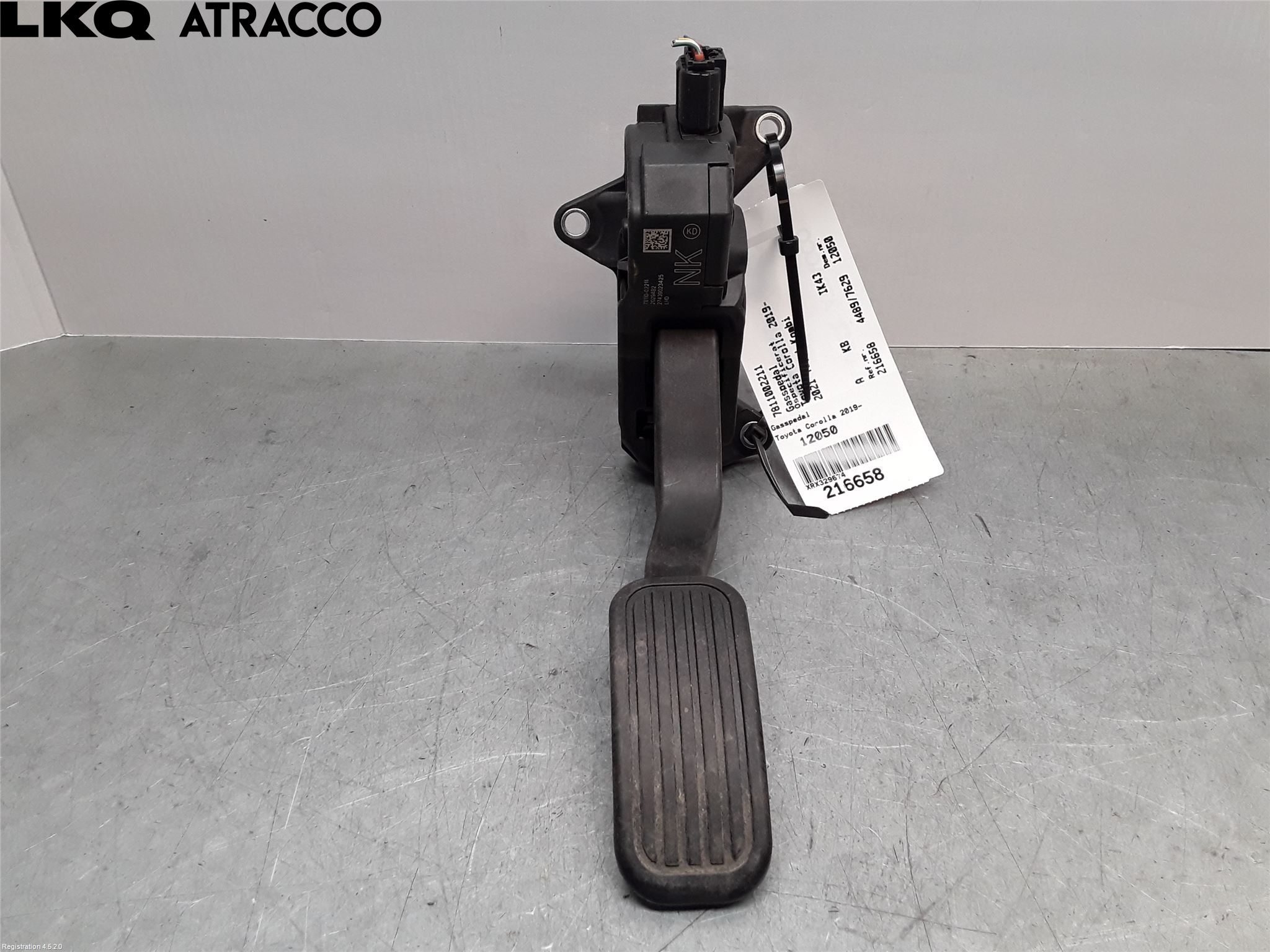 Toyota COROLLA 19- Gaspedal
