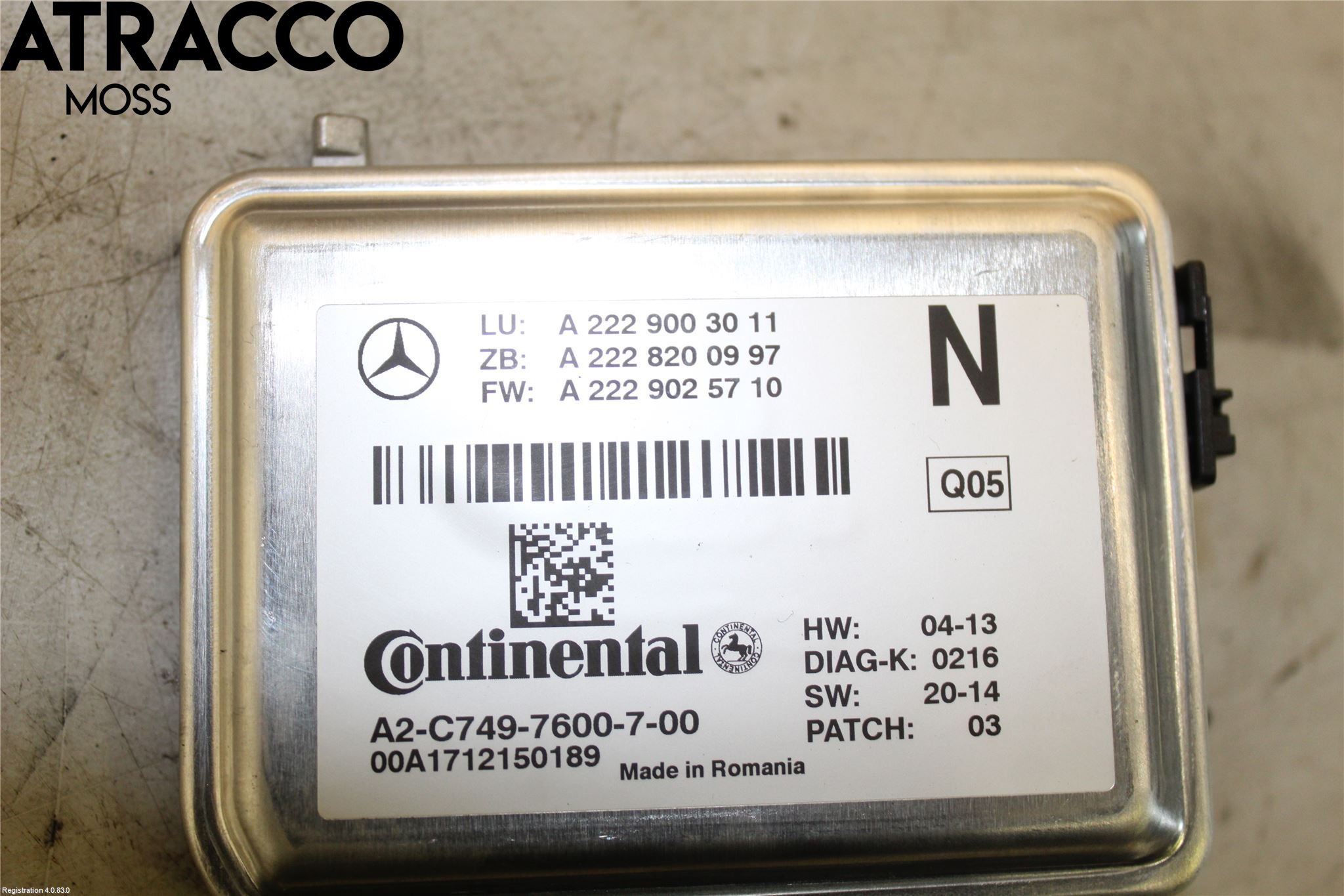 Mercedes-Benz MB C-KLASS (W205) 14-21 Parkeringshjälp Kamera