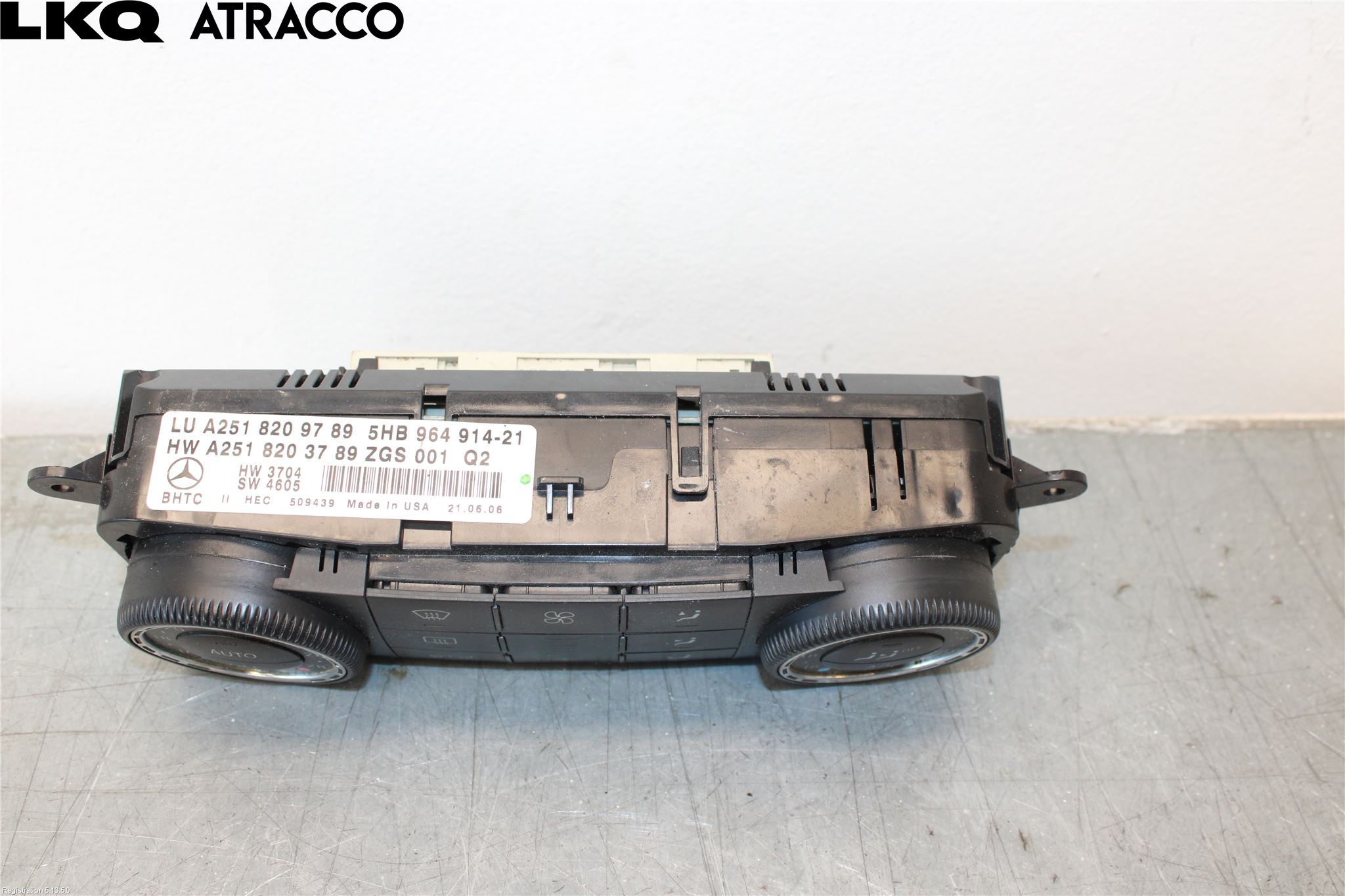 Mercedes-Benz MB GL-KLASS (X164) 06-12 Styrenhet CupEvärme